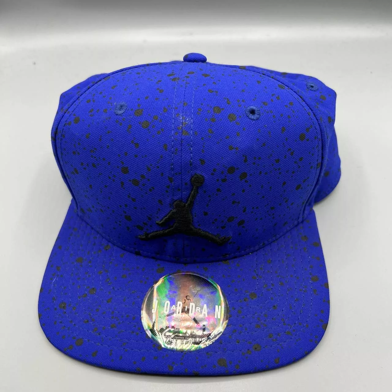 Jordan Brand Hats Jordan Brand Air Jordan Hat Men Speckled Print Jumpman Snap Back Cap Blue