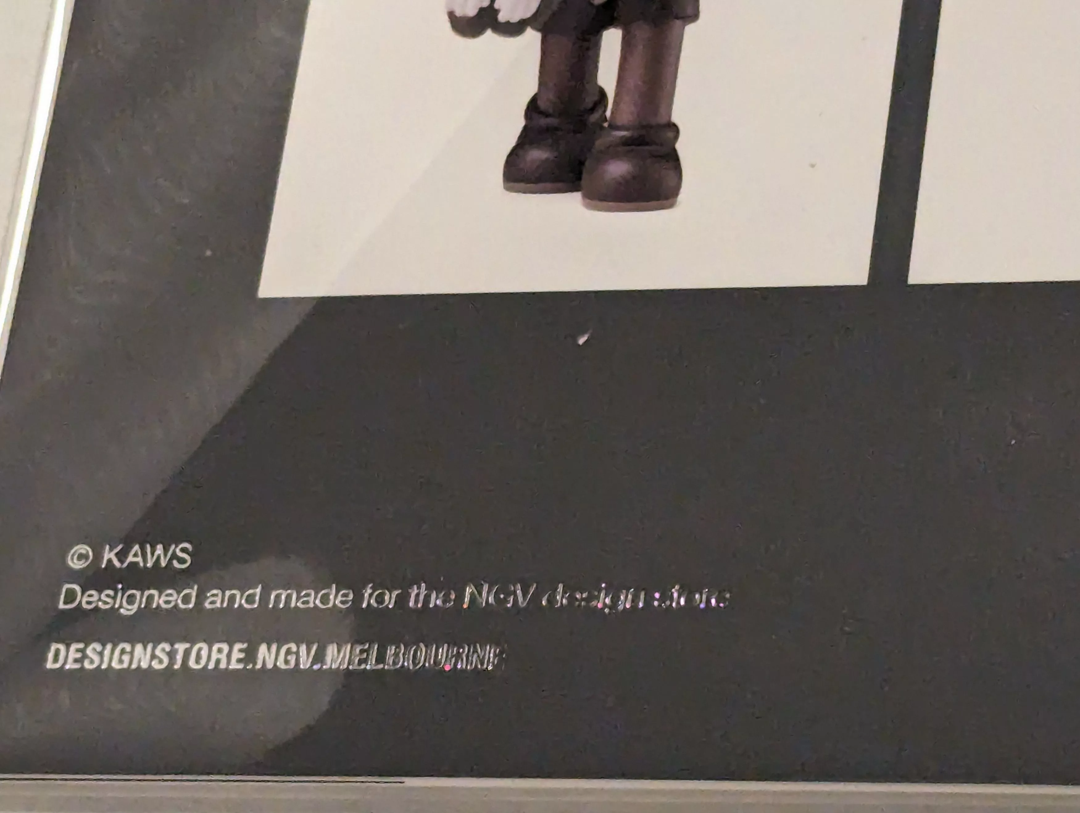 Kaws Miscellaneous KAWS x NGV SET OF 4 POSTCARDS Black