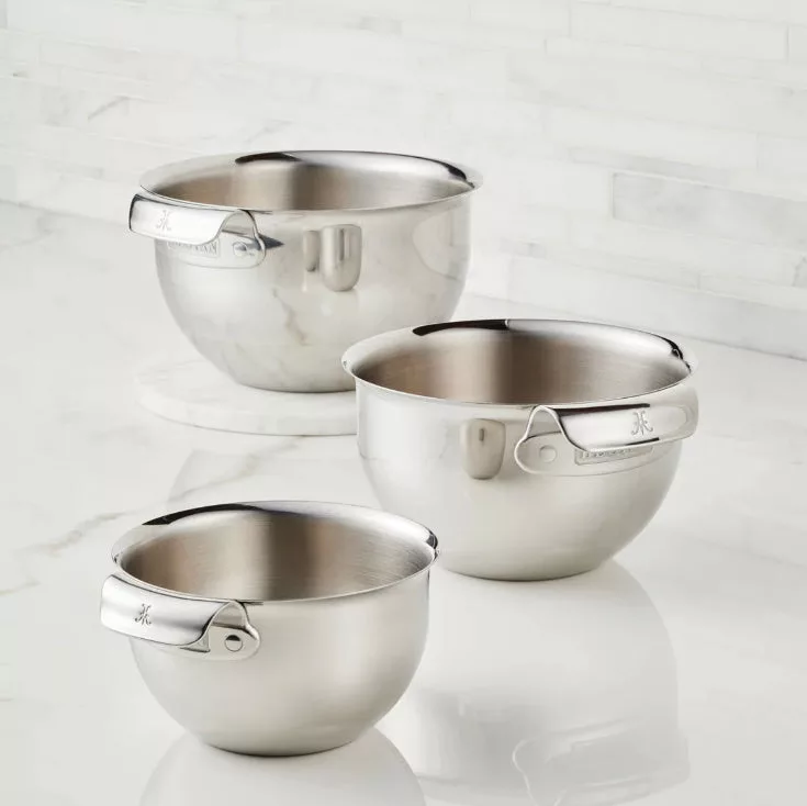 Provisions 3 pc SS Mixing Bowl Set
