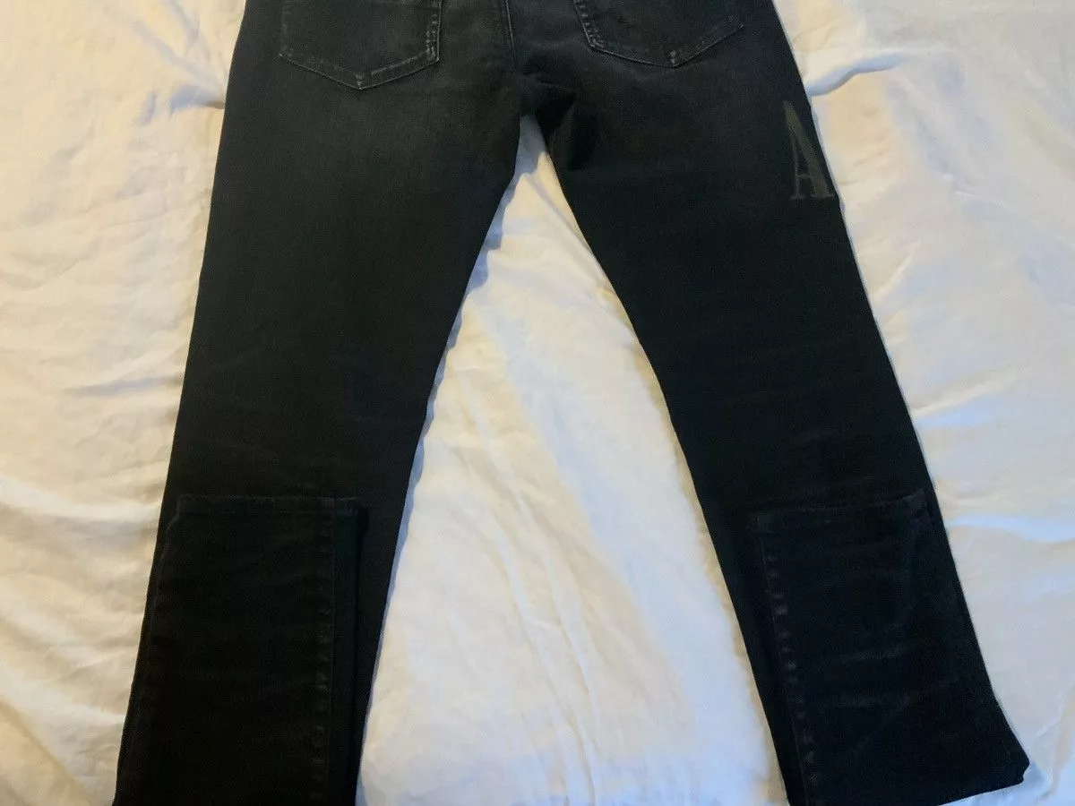 Amiri Denim Amiri Camo Jeans Black