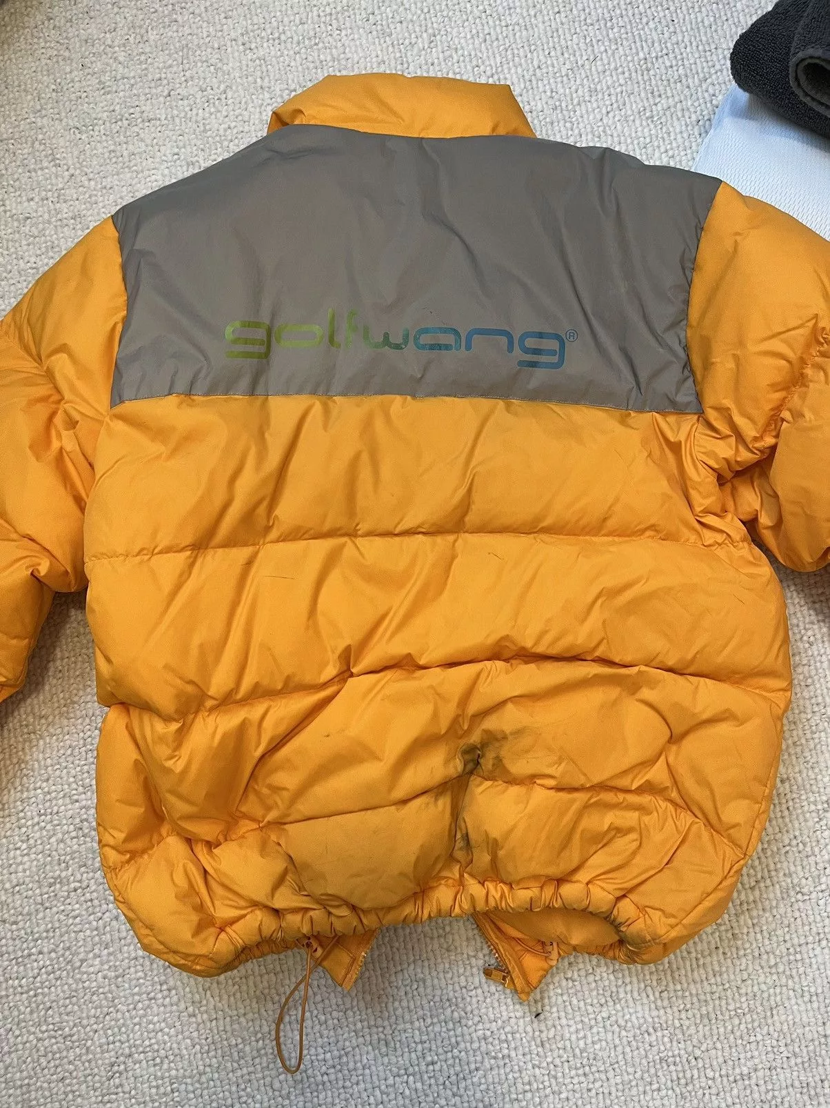 Golf Wang Heavy Coats Golf Wang Puffer Jacket Orange