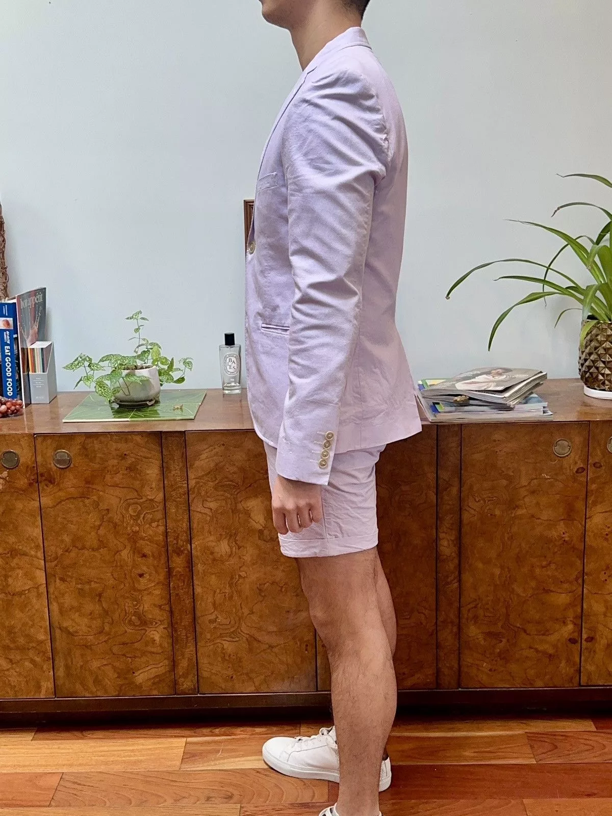 Topman Suits Topman Lavender Summer Short Suit SET Purple