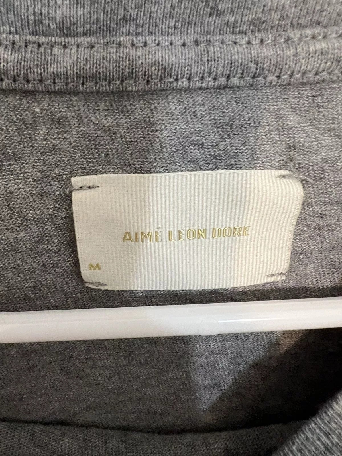 Aime Leon Dore Long Sleeve T Shirts Aime Leon Dore Grey script long sleeve Gray