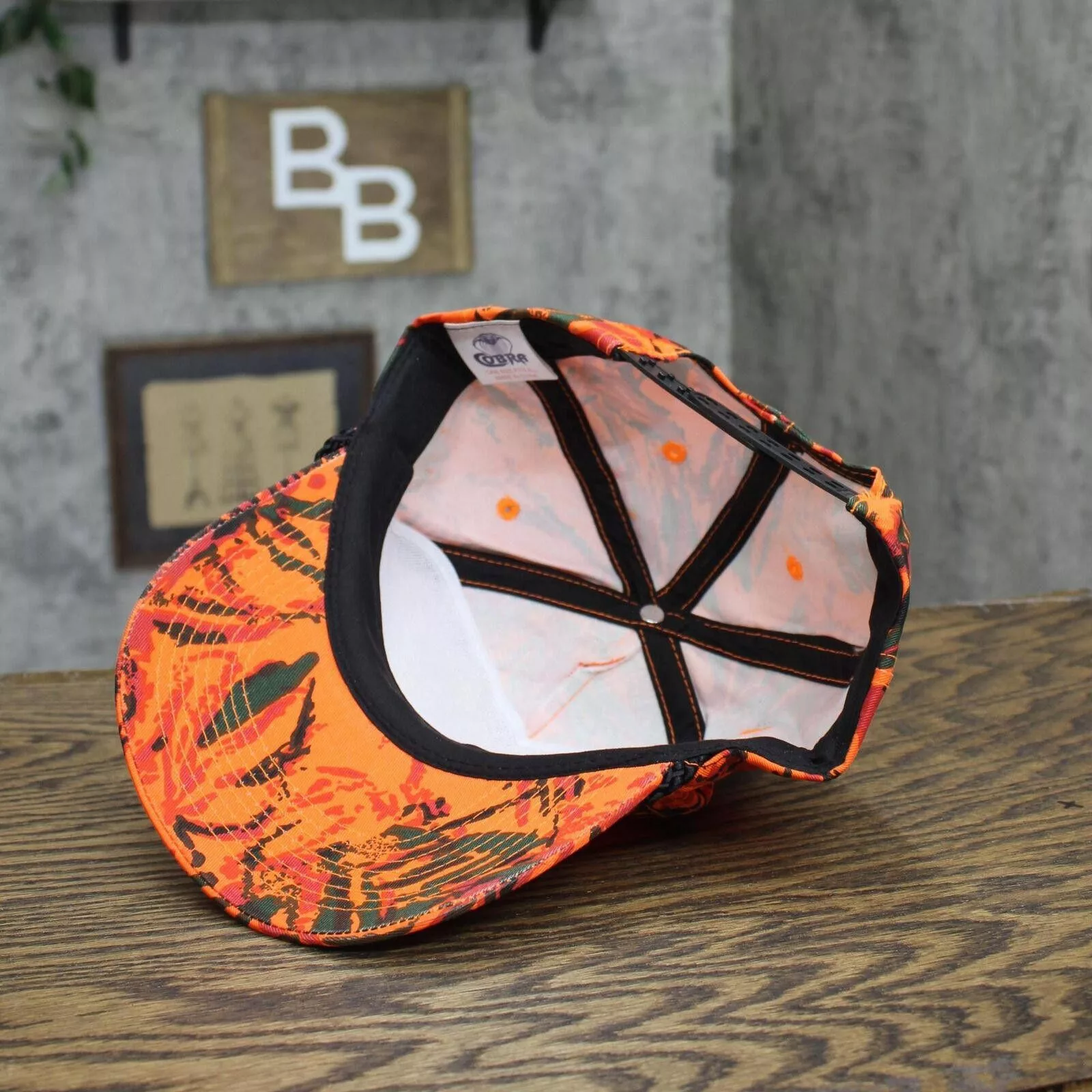 Cobra Hats NEW Cobra Mens PA Snapback Baseball Hat Cap Bright Orange OS