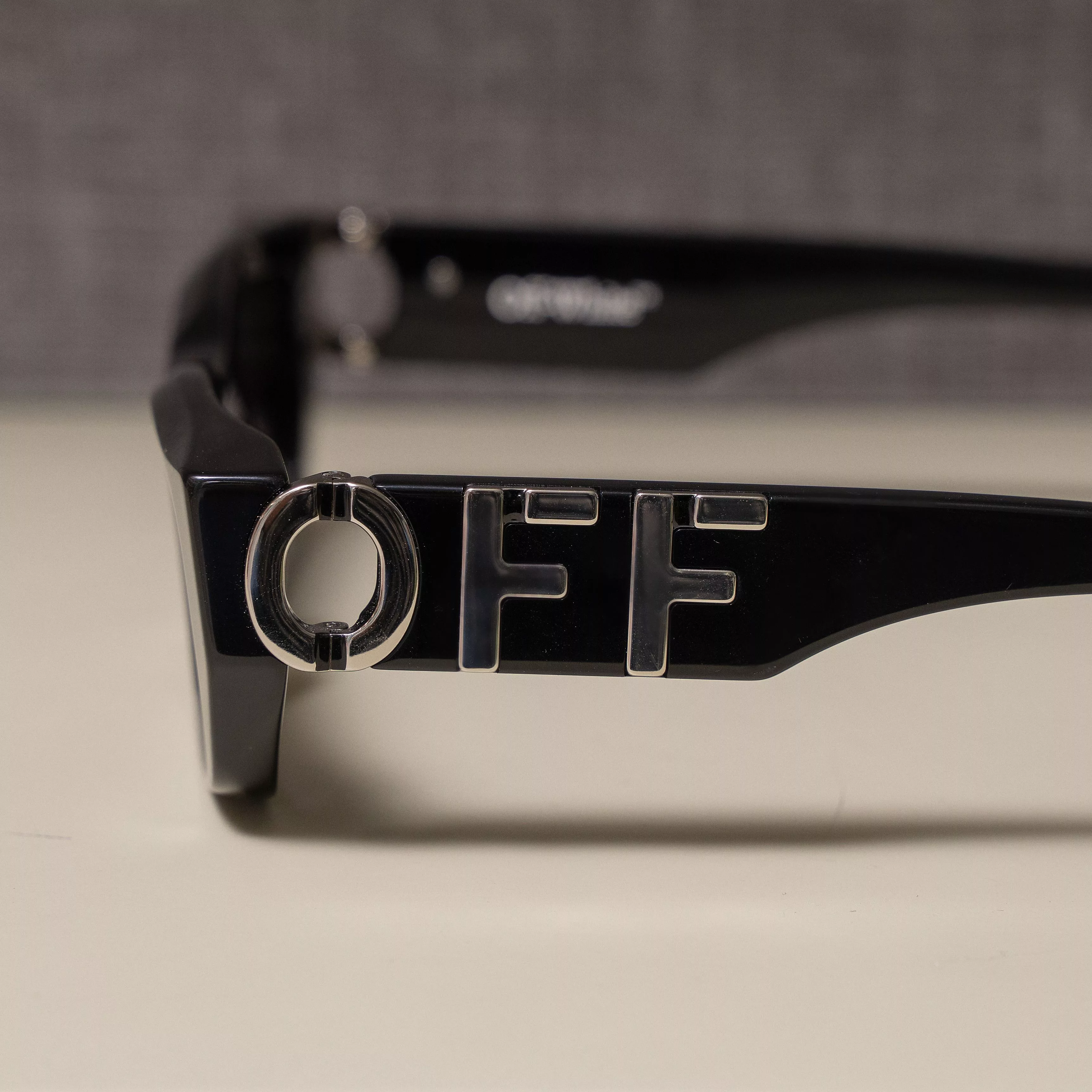 Off-White Sunglasses Off-White OFF WHITE Fillmore Rectangular Frame Sunglasses BLACK