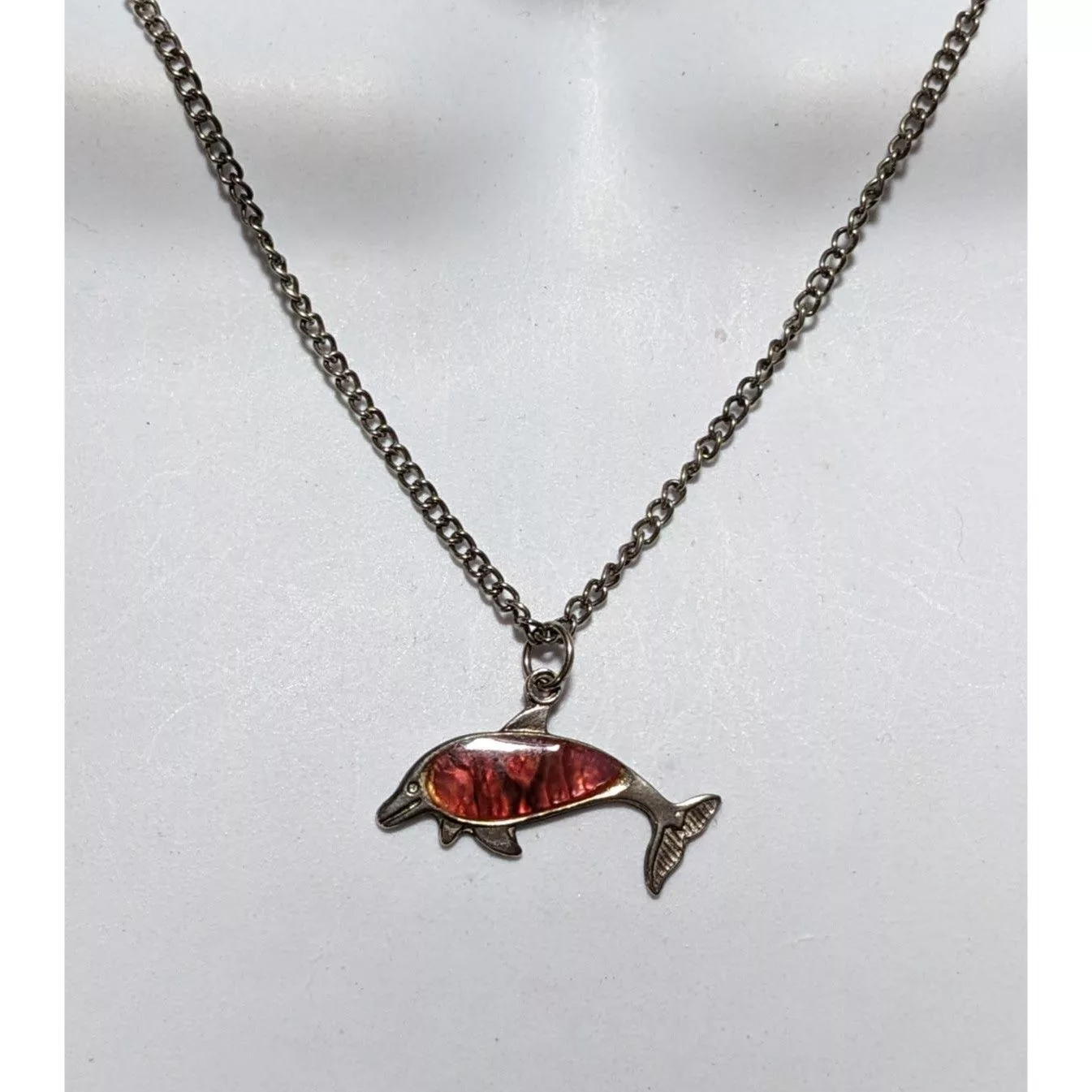Other Necklaces Other Pink Shell Dolphin Necklace