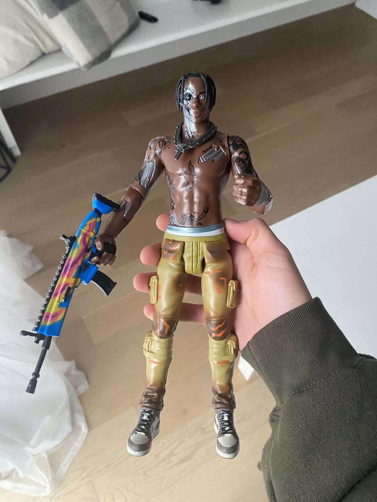 Travis Scott Miscellaneous Travis scott X Fortnite Doll Brown