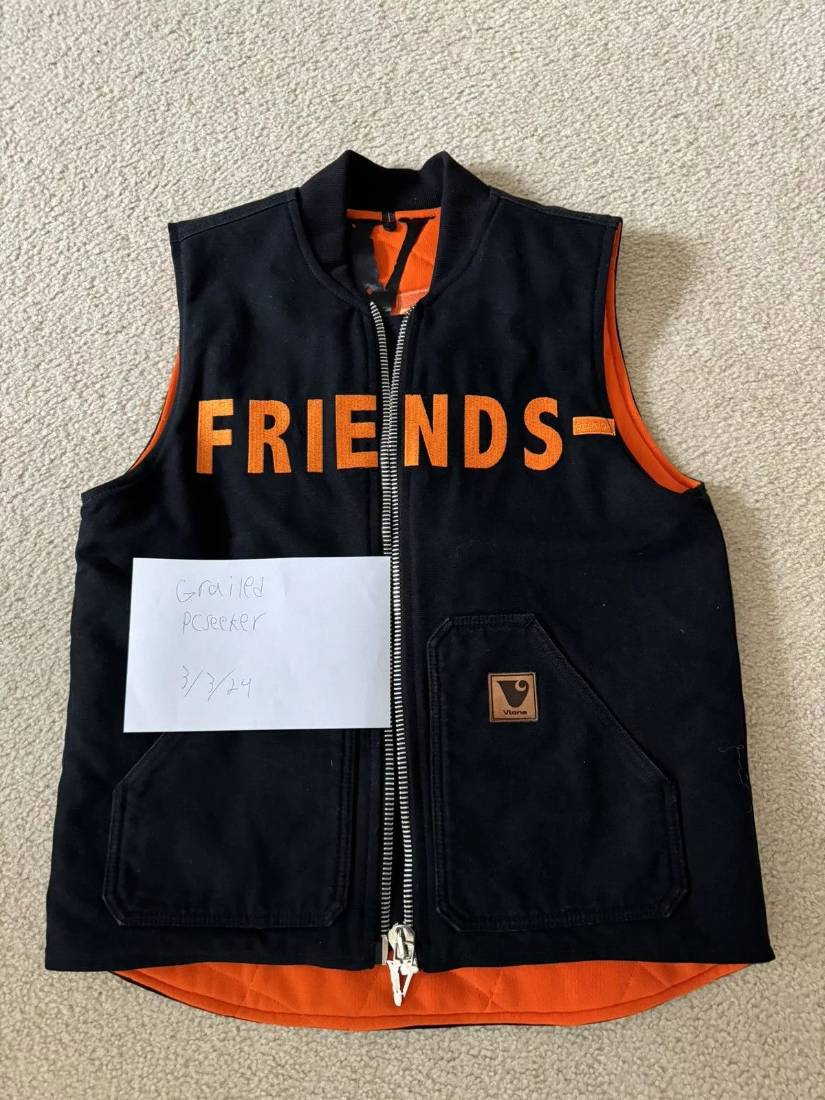 Vlone Vests RAREST VLONE VEST Black