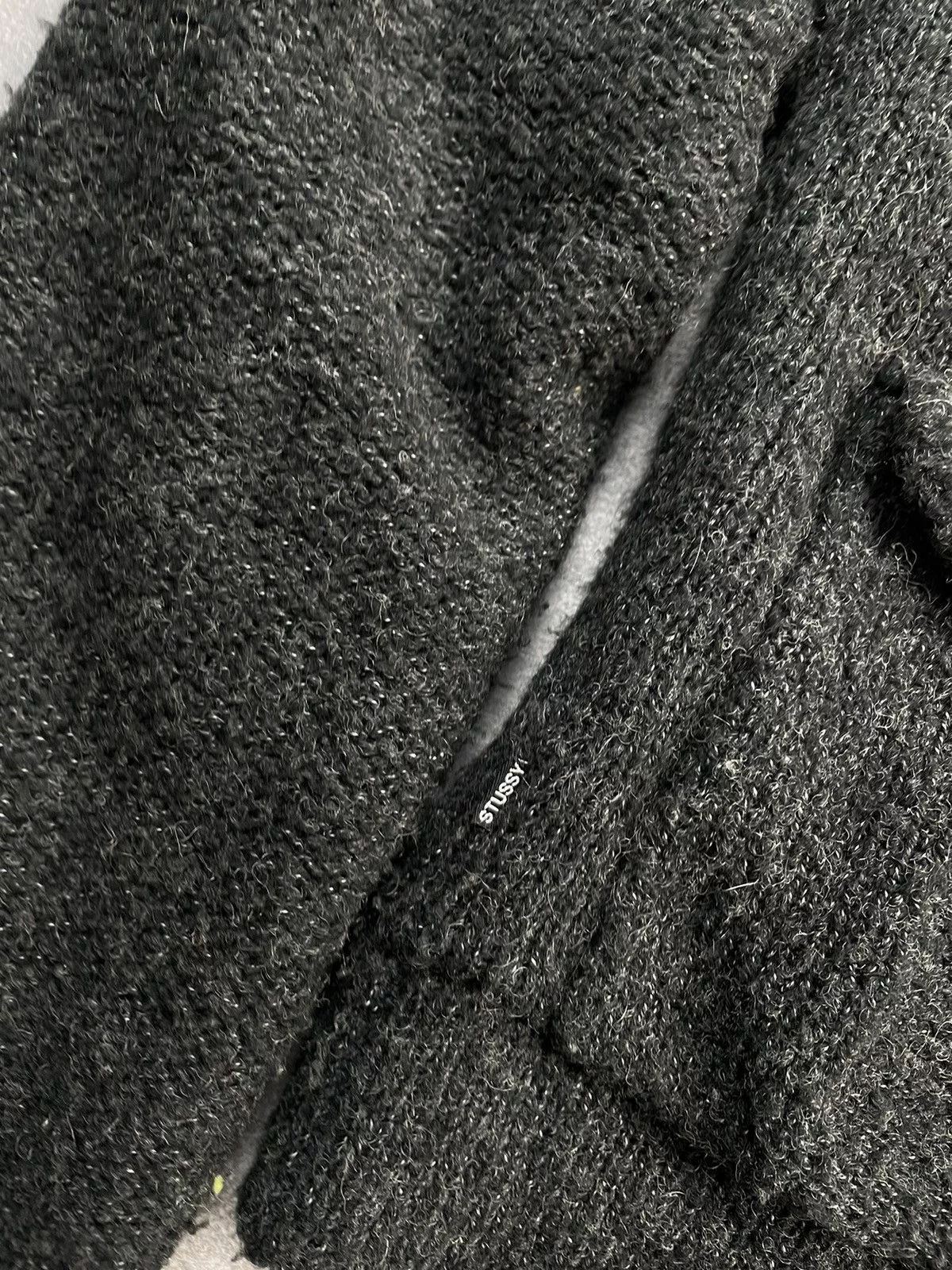 Stussy Sweaters Knitwear Stussy Knit Jacket Gray