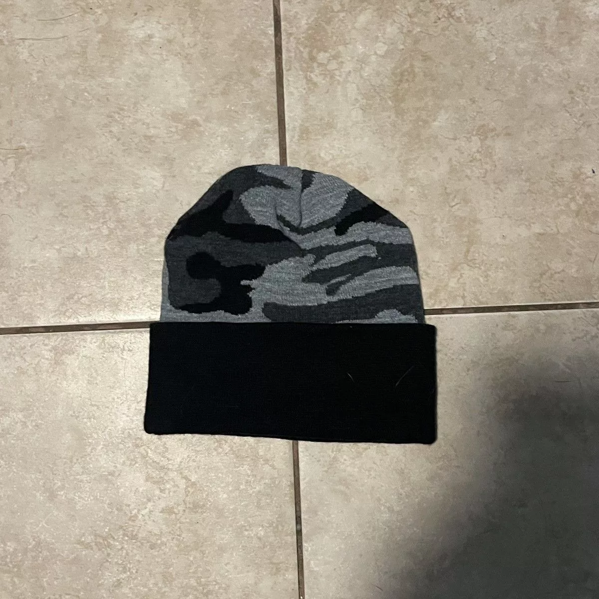 Band Tees Hats Band Tees Tool Camo Beanie Black