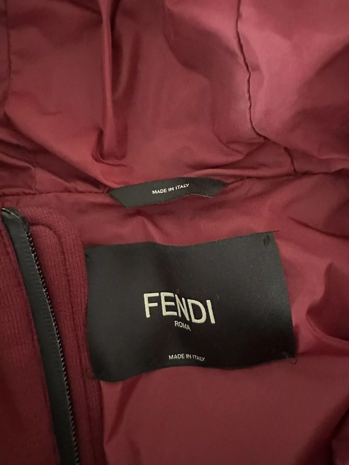 Fendi Light Jackets Fendi Down jacket - Bug eyes Red
