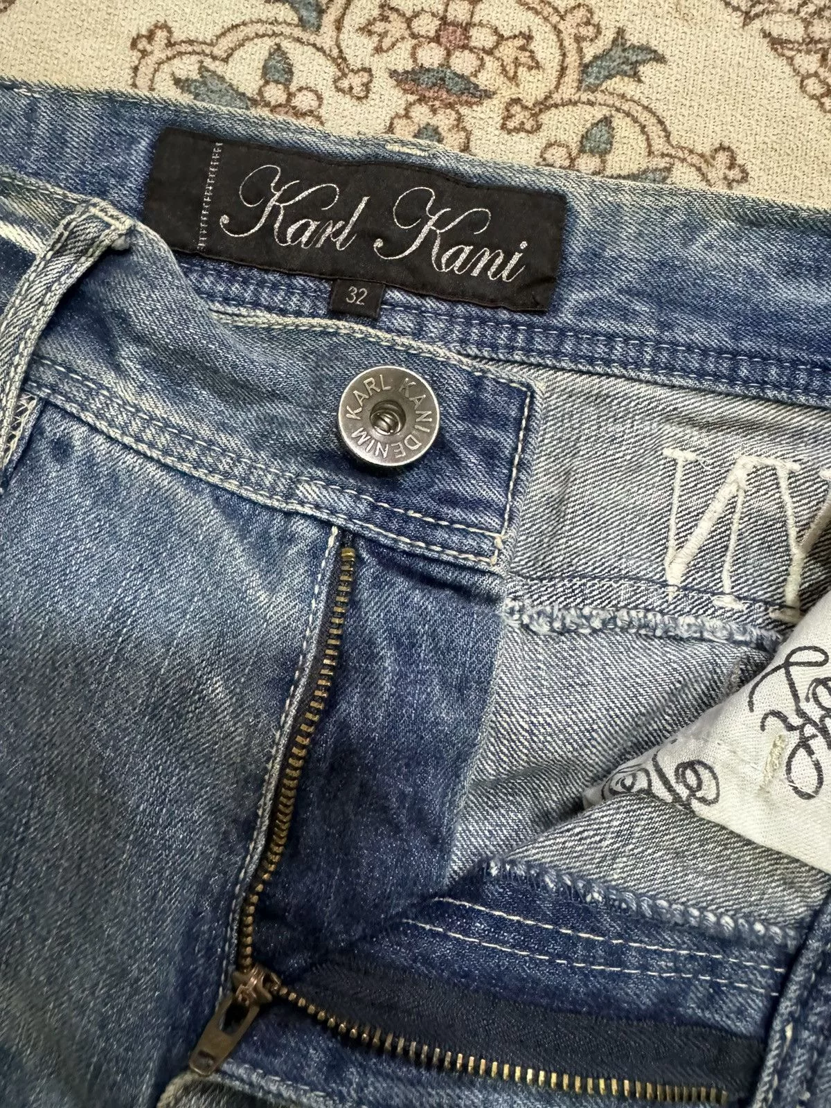 Karl Kani × Vintage Vintage Y2K Karl Kani Denim Blue Streetwear