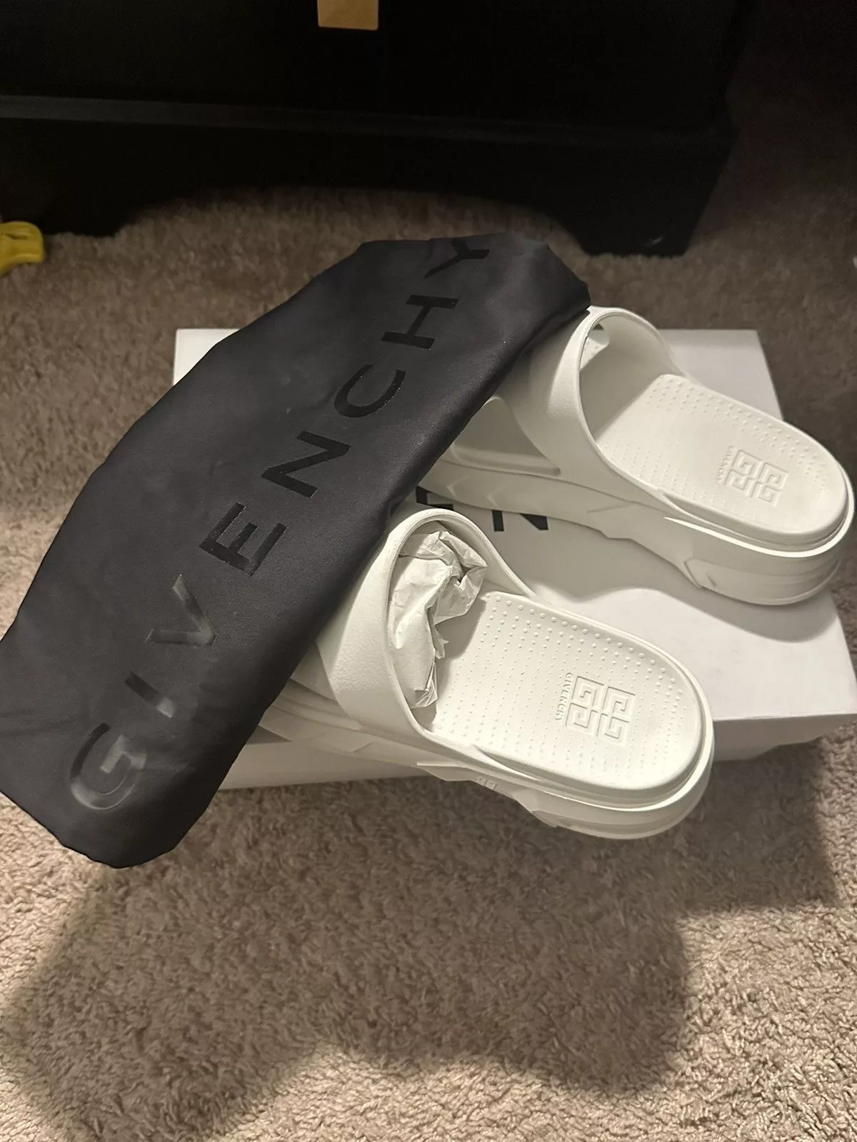 Givenchy Sandals Givenchy Marshmallow Sandals Off White