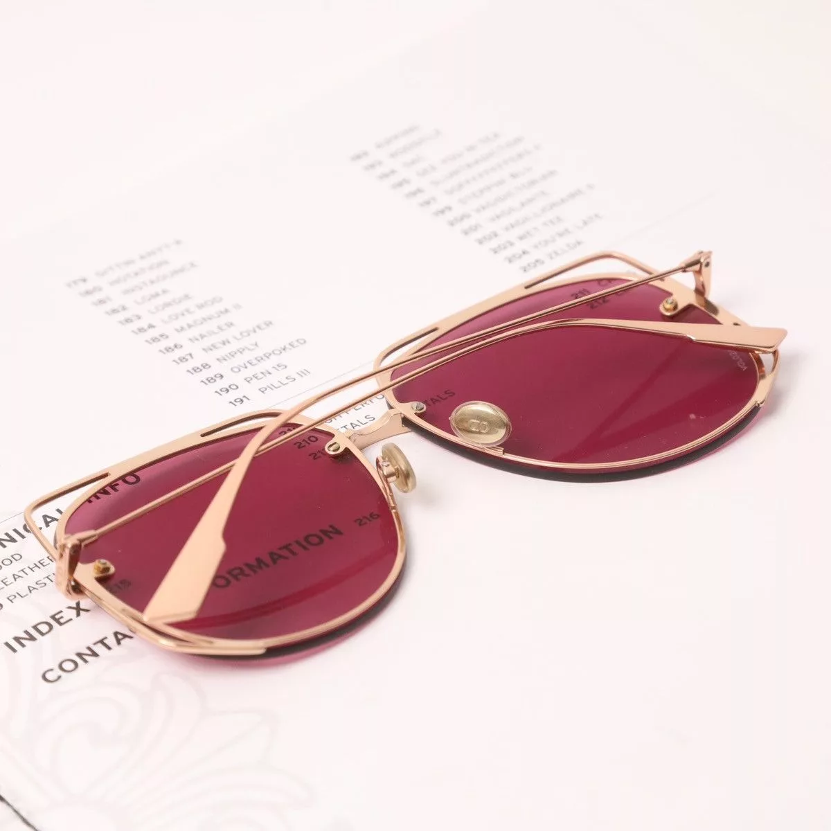 Dior Sunglasses DIOR DIORSTELLAIRE6 SUNGLASSES Gold
