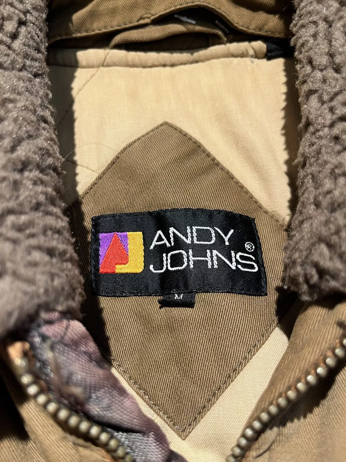 Vintage Bombers Vintage 90s Flight jacket / Bomber Beige