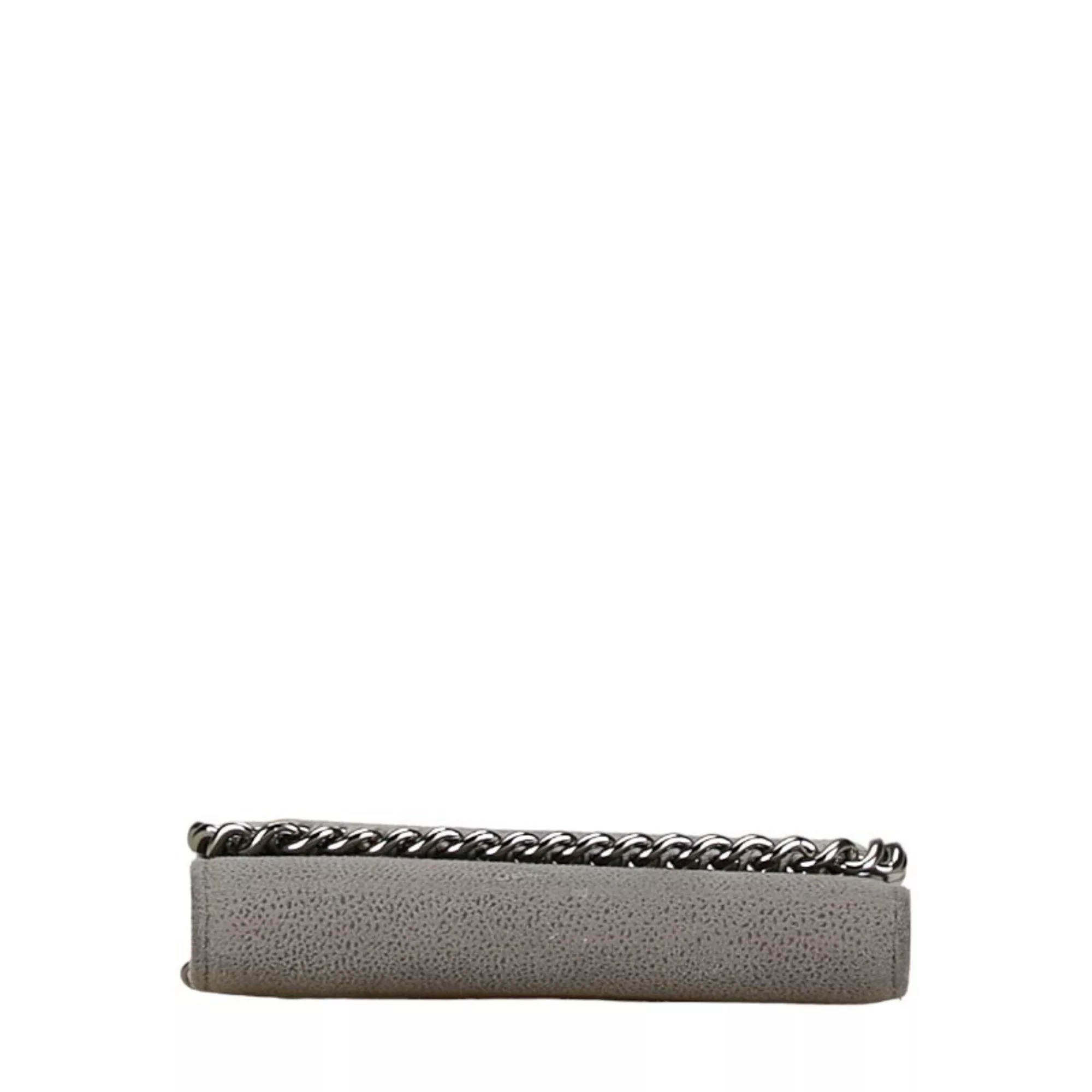 Stella McCartney Wallets Stella McCartney Bi-fold Wallet Compact Grey Polyester Women's Gray