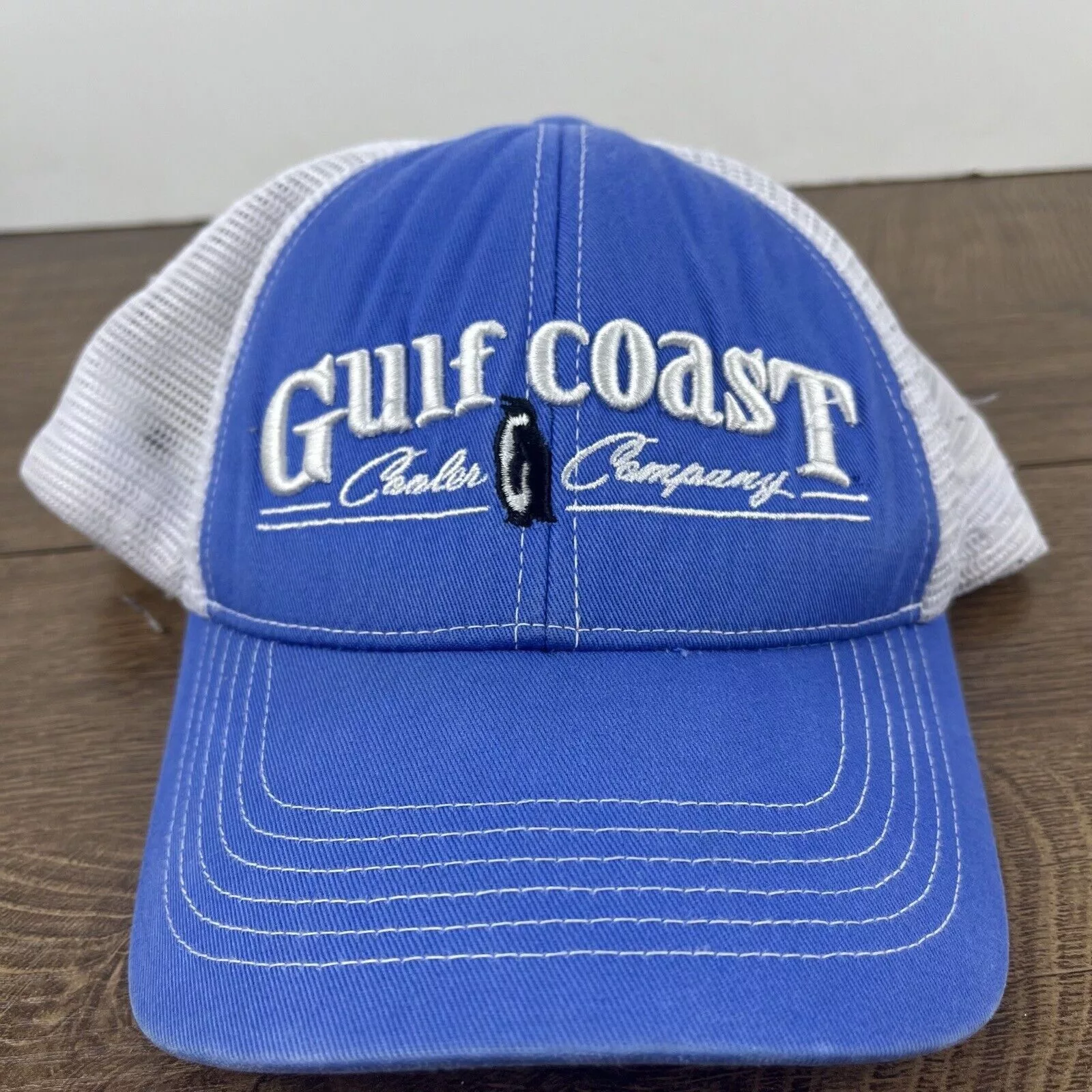 Other Hats Other Gulf Coast Cooler Company Hat Snapback Hat Blue Adjustable H