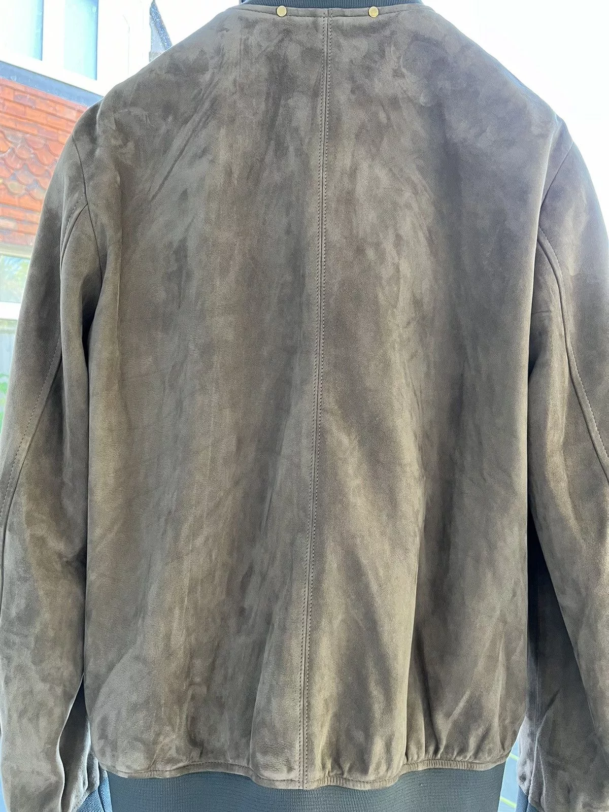 Paul Smith Bombers Paul Smith Taupe Beige Suede Bomber Jacket BNWT Small