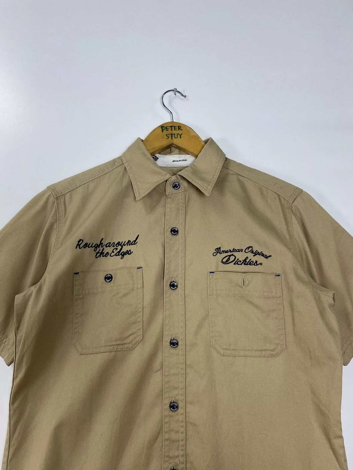 Dickies Shirts Button Ups Dickies Workers Shirt Brown Workwear