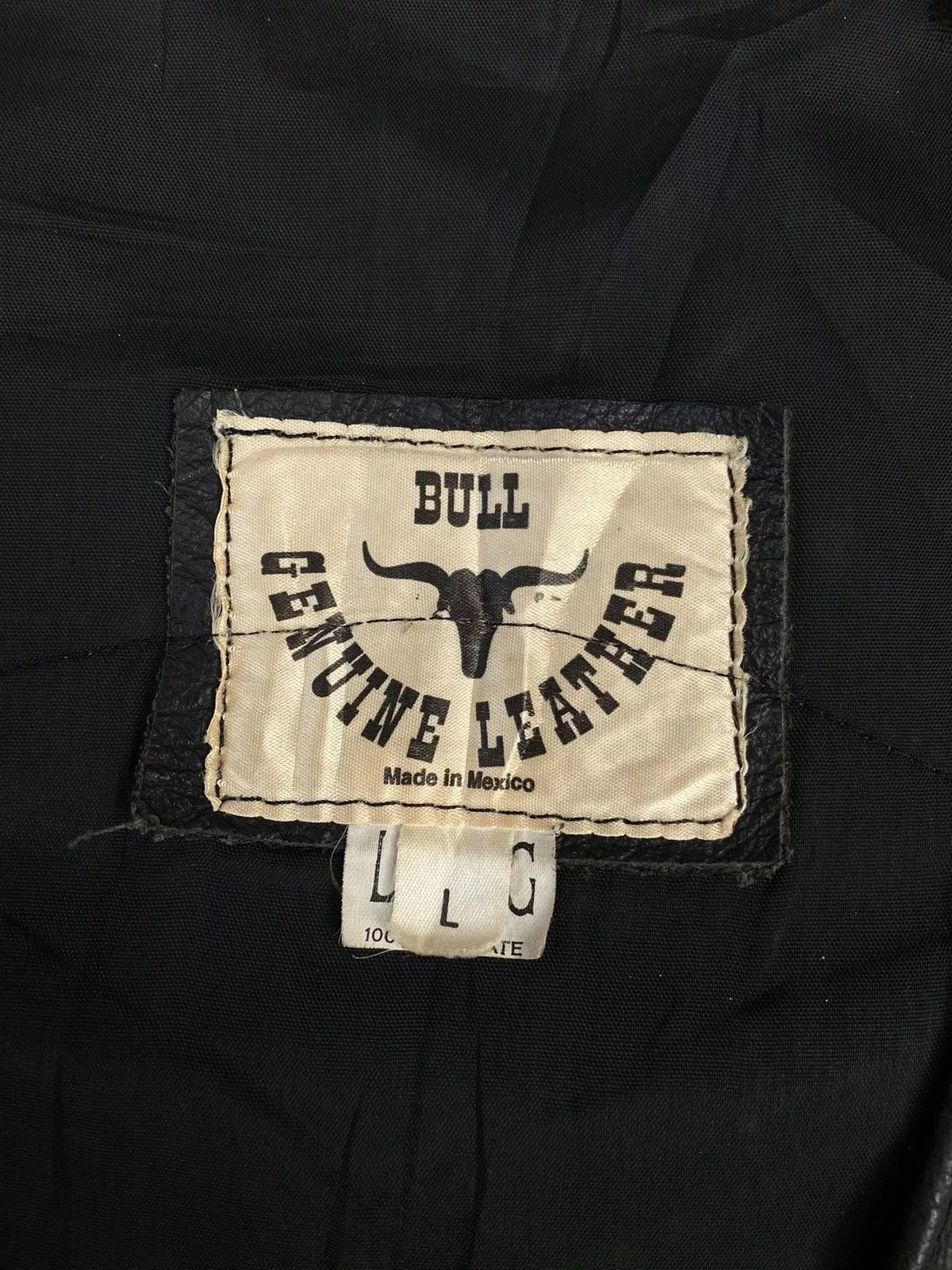 Harley Davidson Vests Harley Davidson × Leather × West Coast Choppers Vintage Bull Leather Biker Vest. #D1 Black