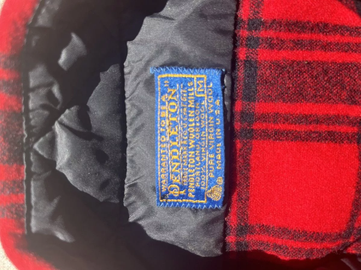 Pendleton Light Jackets Pendleton Wool Flannel Made in USA Vintage Red