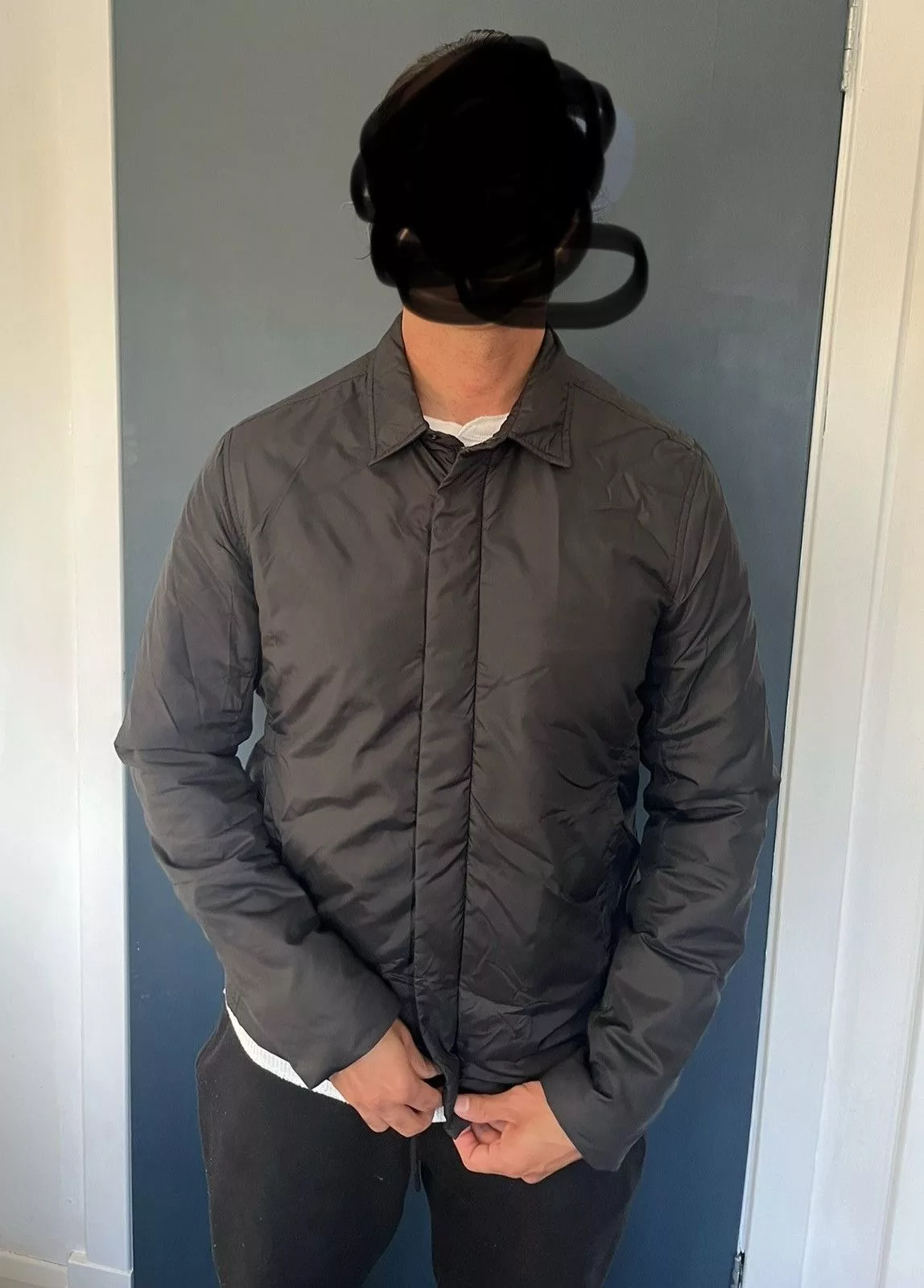 Acne Studios Light Jackets Acne Studios Acne Studio Nylon shirt jacket. Aw14 Black