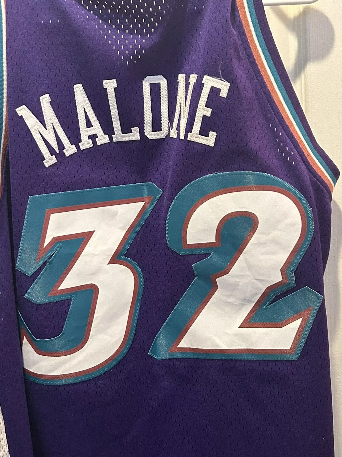 Mitchell & Ness Jerseys Mitchell & Ness Mitchell and Ness Karl Malone Jersey Purple
