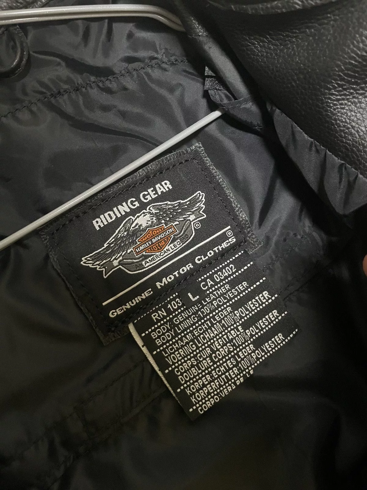 Harley Davidson Leather Jackets Harley Davidson × Vintage Vintage Harley Davidson cafe racer type leather jacket Black