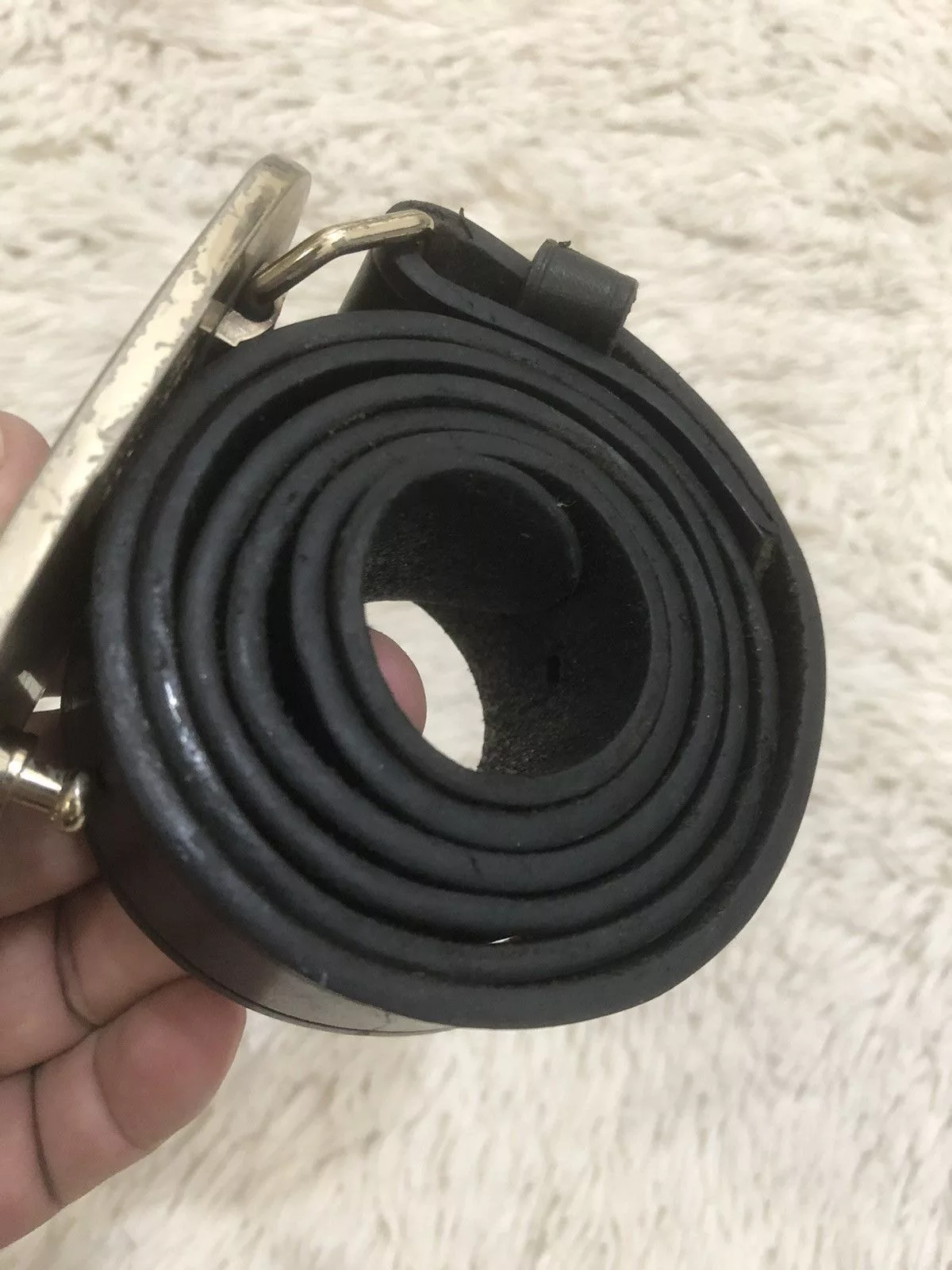 Dsquared2 Belts Dsquared2 Leather Belt Black