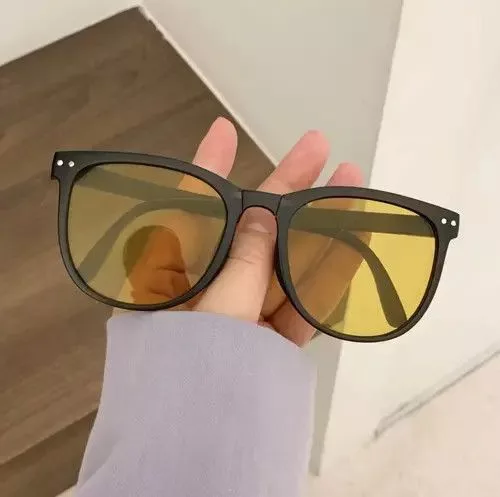 Designer Sunglasses Designer × Vintage Retro foldable punk sunglasses Black