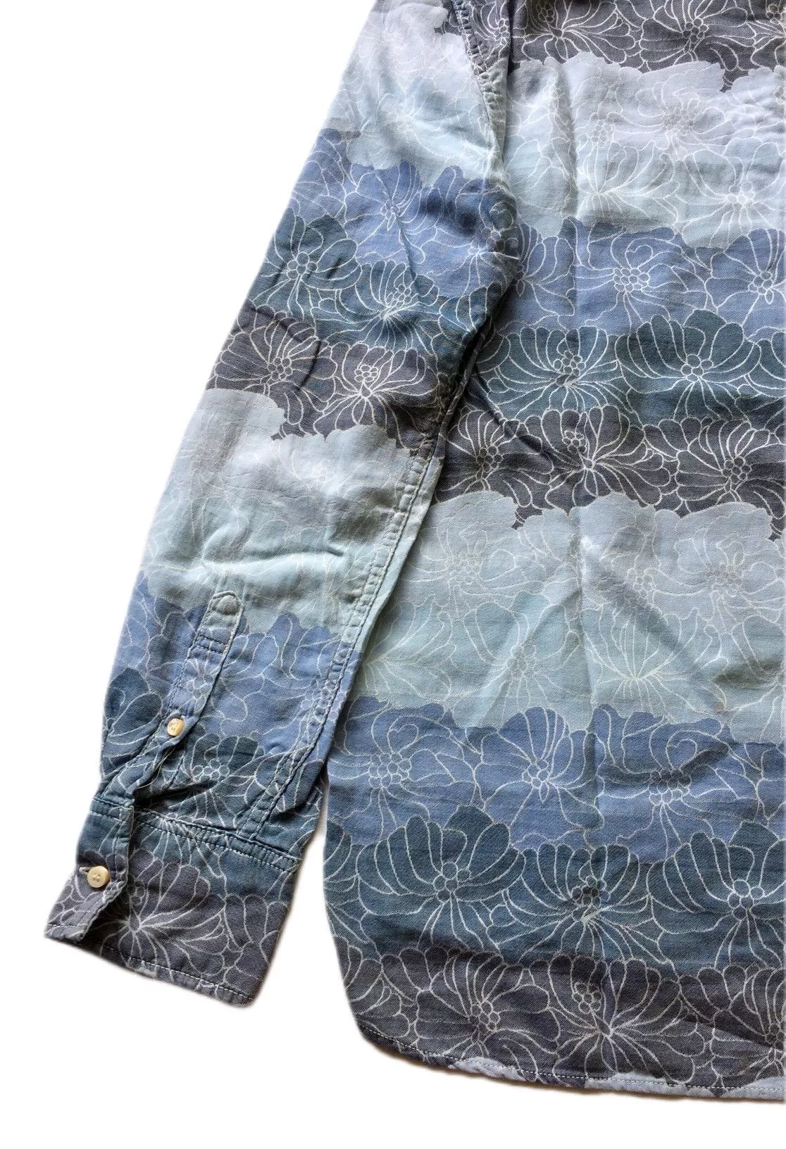 Remi Relief Shirts Button Ups Remi Relief Vintage Japanese Esque Printed Pull over shirt Multi