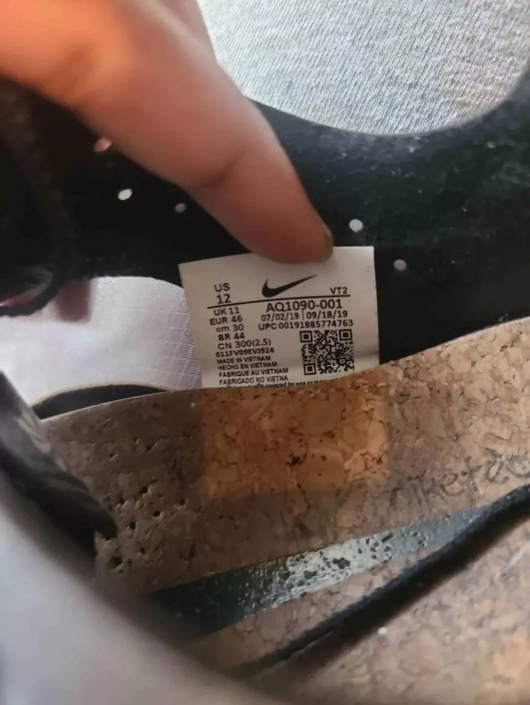Nike Low Top Sneakers Nike React Element 87' Anthracite Black