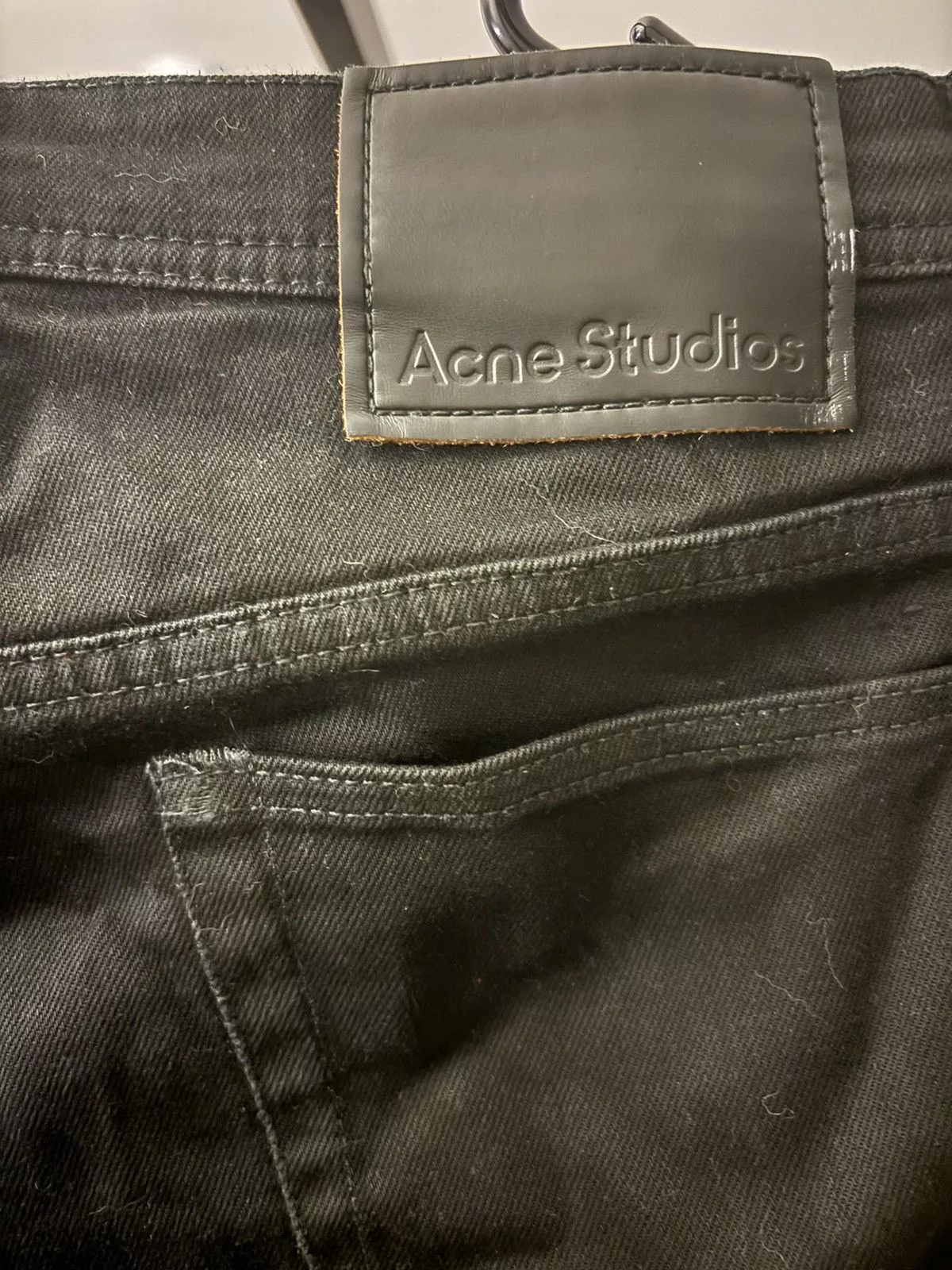 Acne Studios Denim Acne Studios River Stay Black Jeans