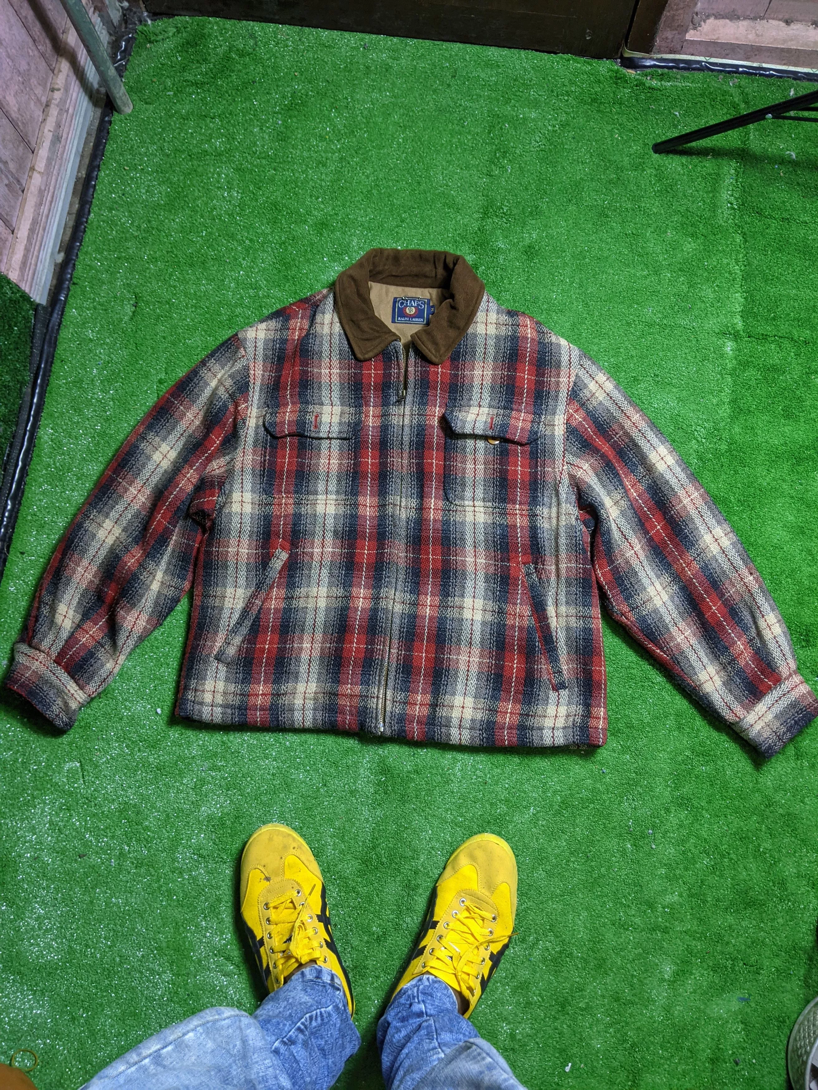 Gap Light Jackets Gap × Vintage VINTAGE GAP WOLL JACKET Red Streetwear