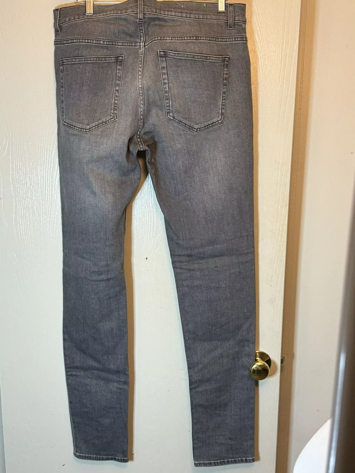 Acne Studios Denim Acne Studios Ace Light Grey Stretch Denim Jeans Gray