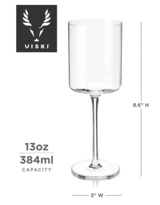 Laurel Crystal White Wine Glasses