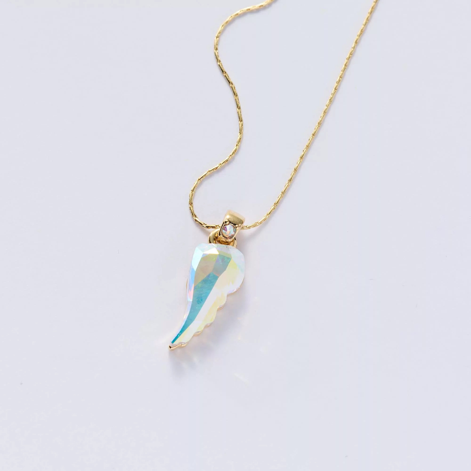 Crystal Wing Expandable Necklace