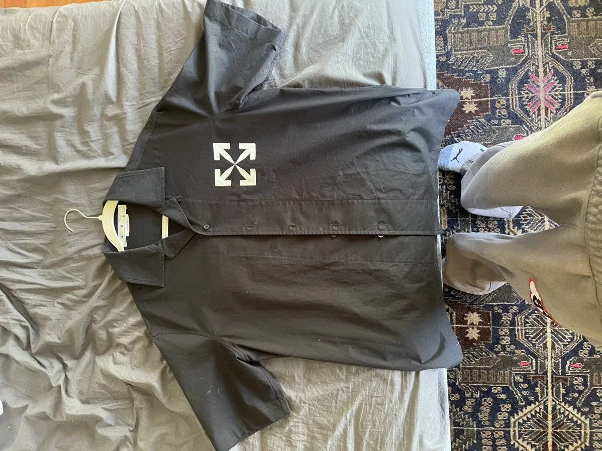Off-White Shirts Button Ups Off-white button up. Black