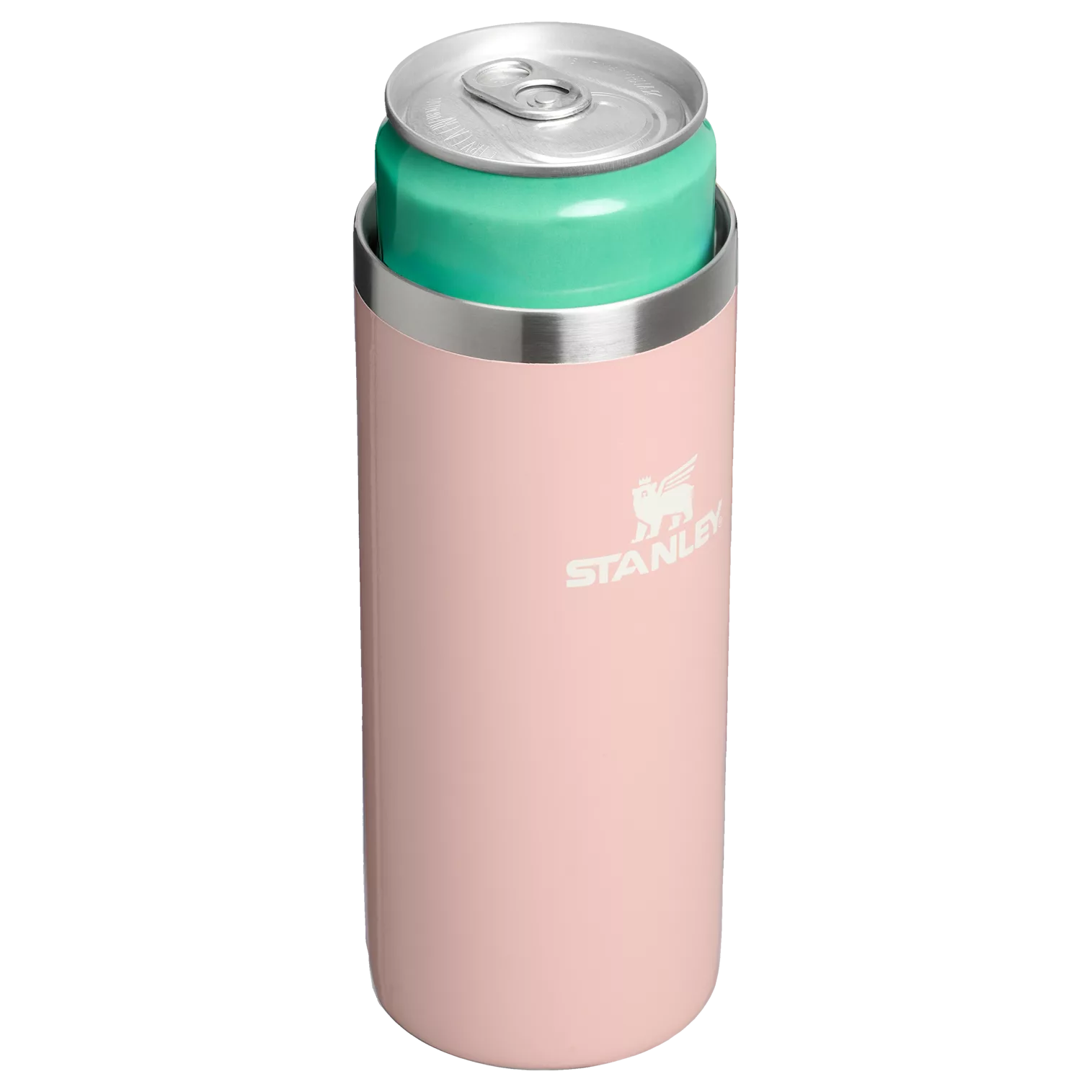 Stanley 10 OZ Everyday Slim Can Cooler Cup In Peach Whip Pink From The Oasis Collection