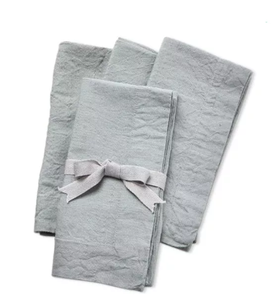 Grey Threads Slub Napkin 4/Set