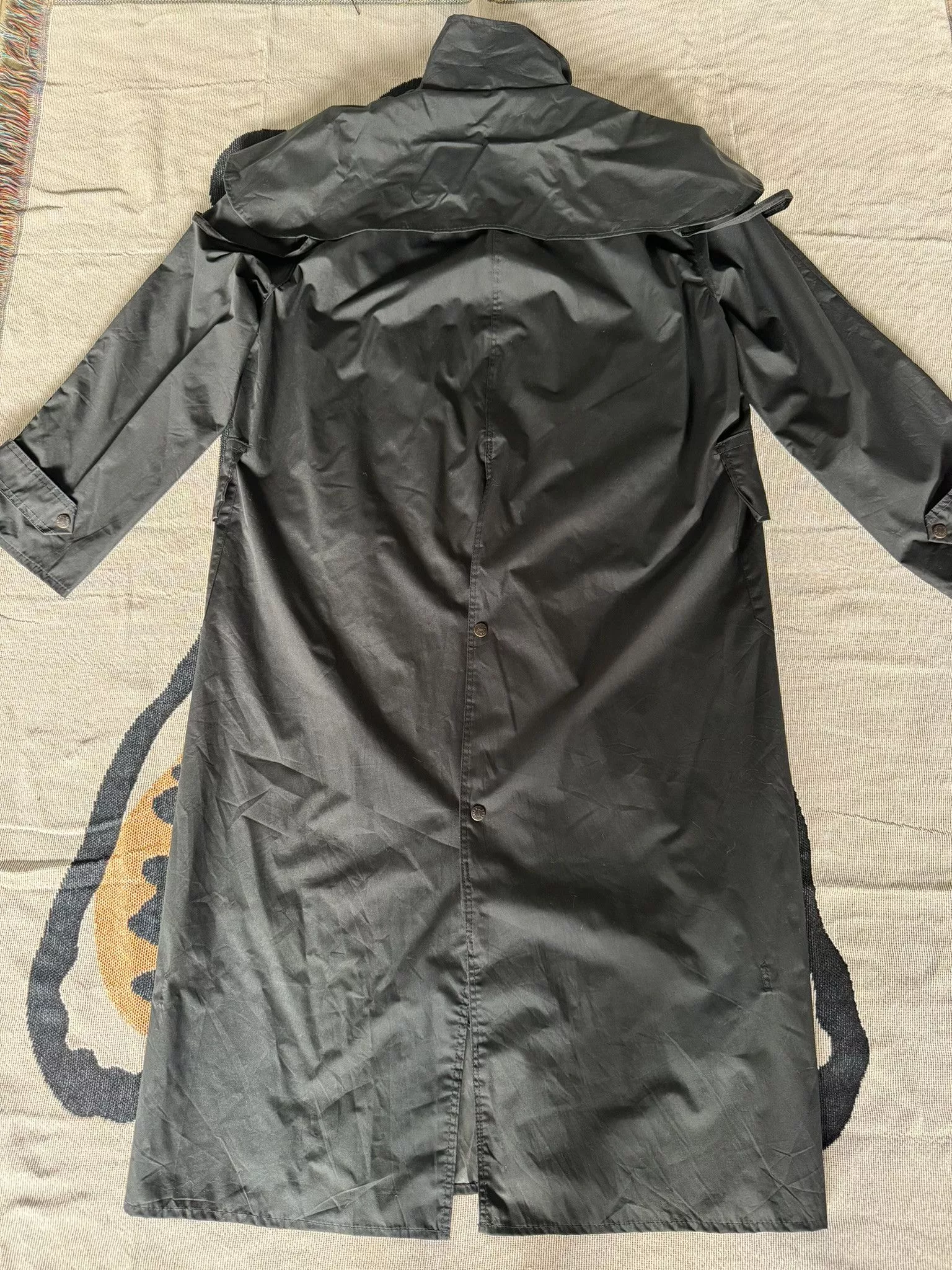 Designer Parkas Designer Australia Legend Driza Bone Riding Coat Raf Simons Black