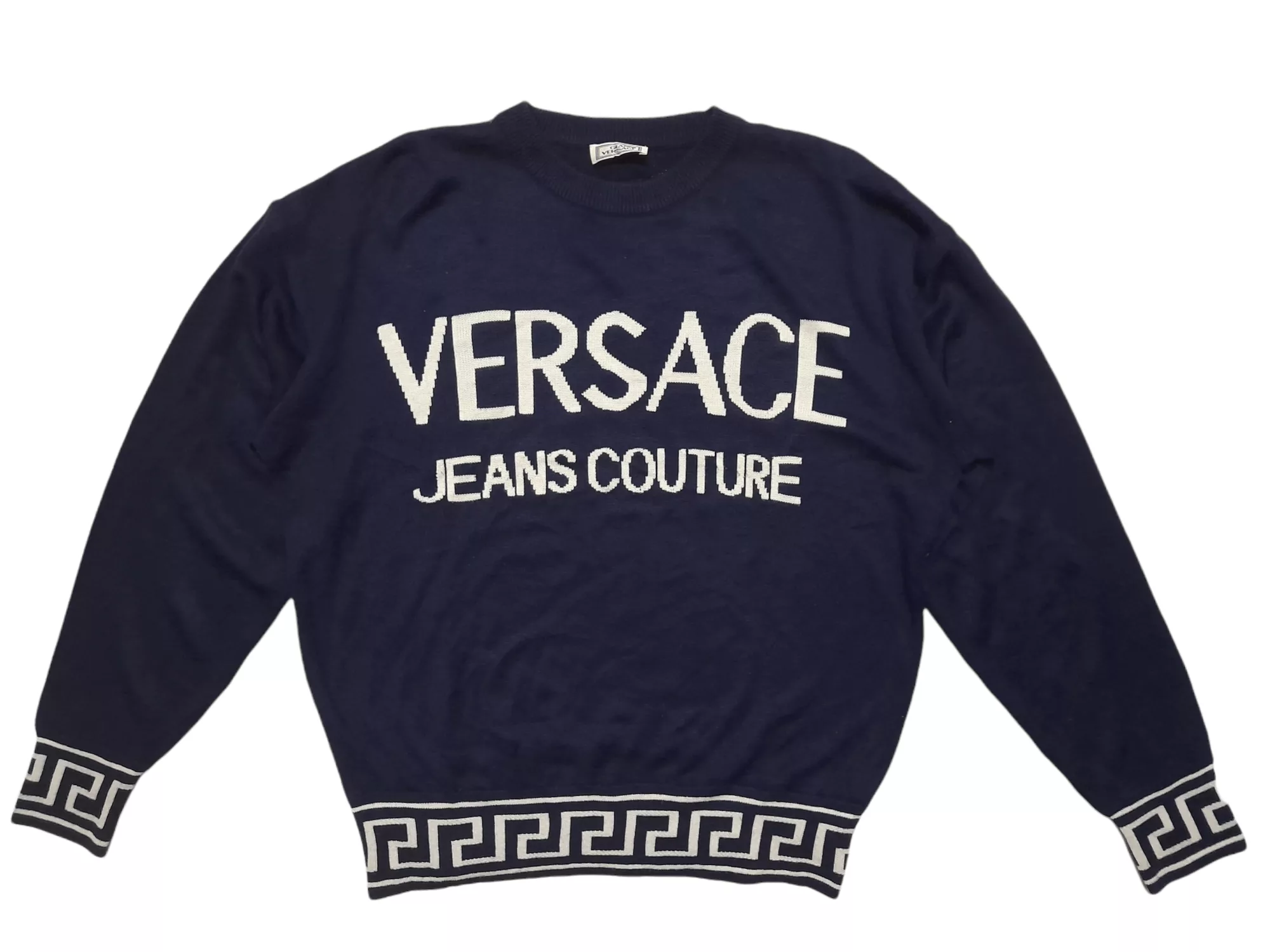 Versace Sweaters Knitwear Versace × Versace Jeans Couture VERSACE Knitwear Dark Blue (D845)