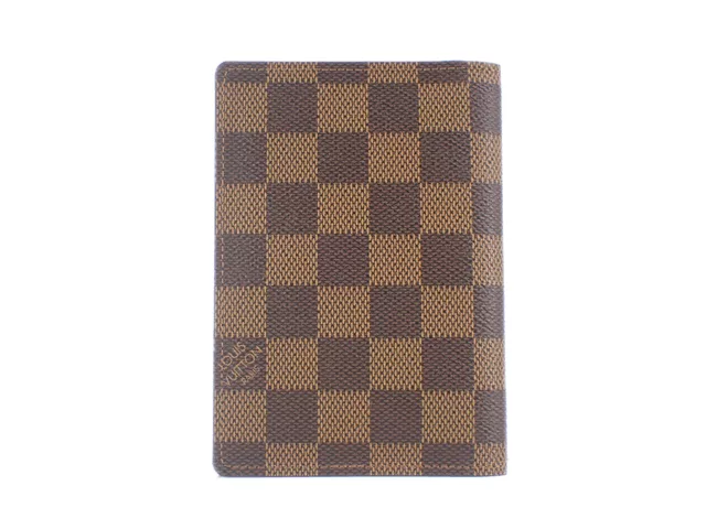 Louis Vuitton Wallets Louis Vuitton Damier Ebene Brown Passport Holder