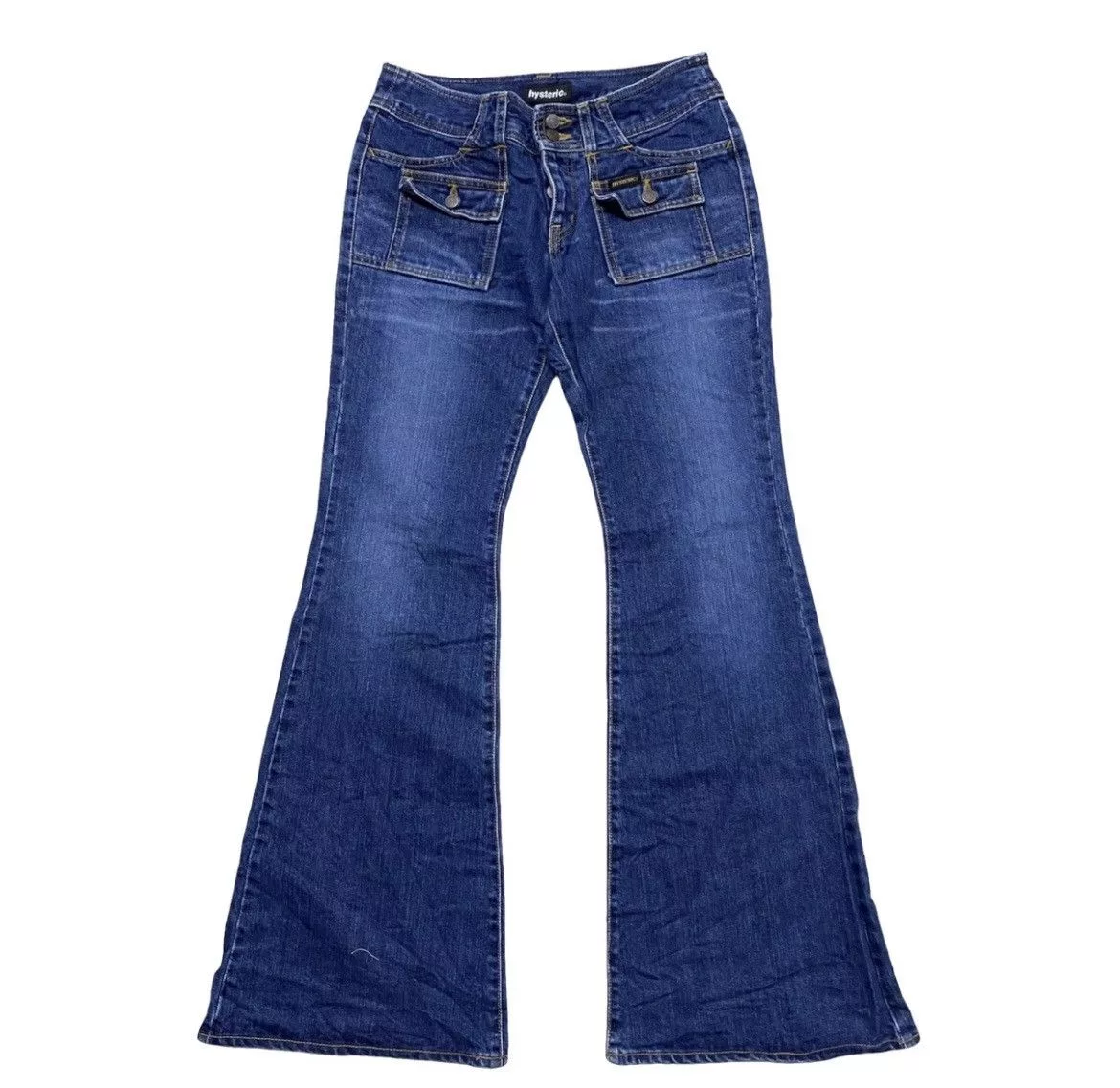 Hysteric Glamour Jeans Hysteric Glamour × Japanese Brand Hysteric Glamour Bushpants Flare Jeans Blue