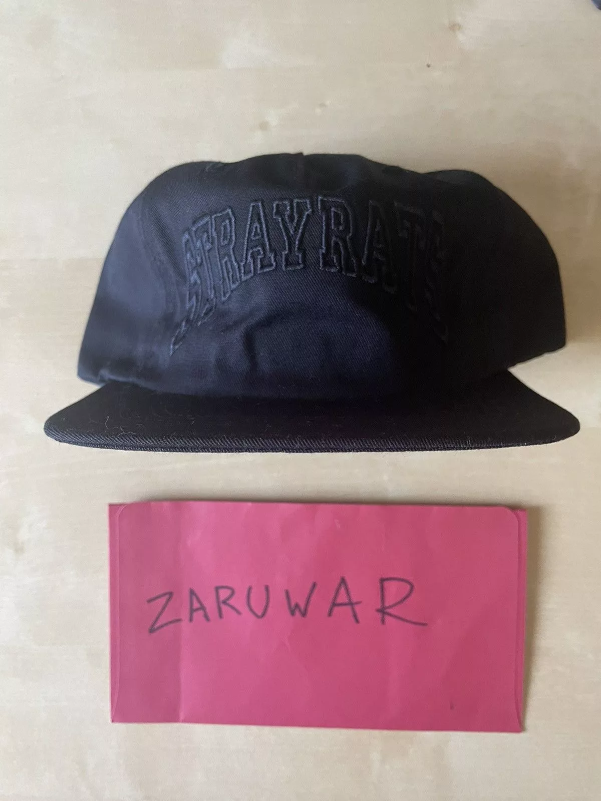 Stray Rats Hats Stray Rats × Vintage Stray Rats Black Arch SnapBack Streetwear