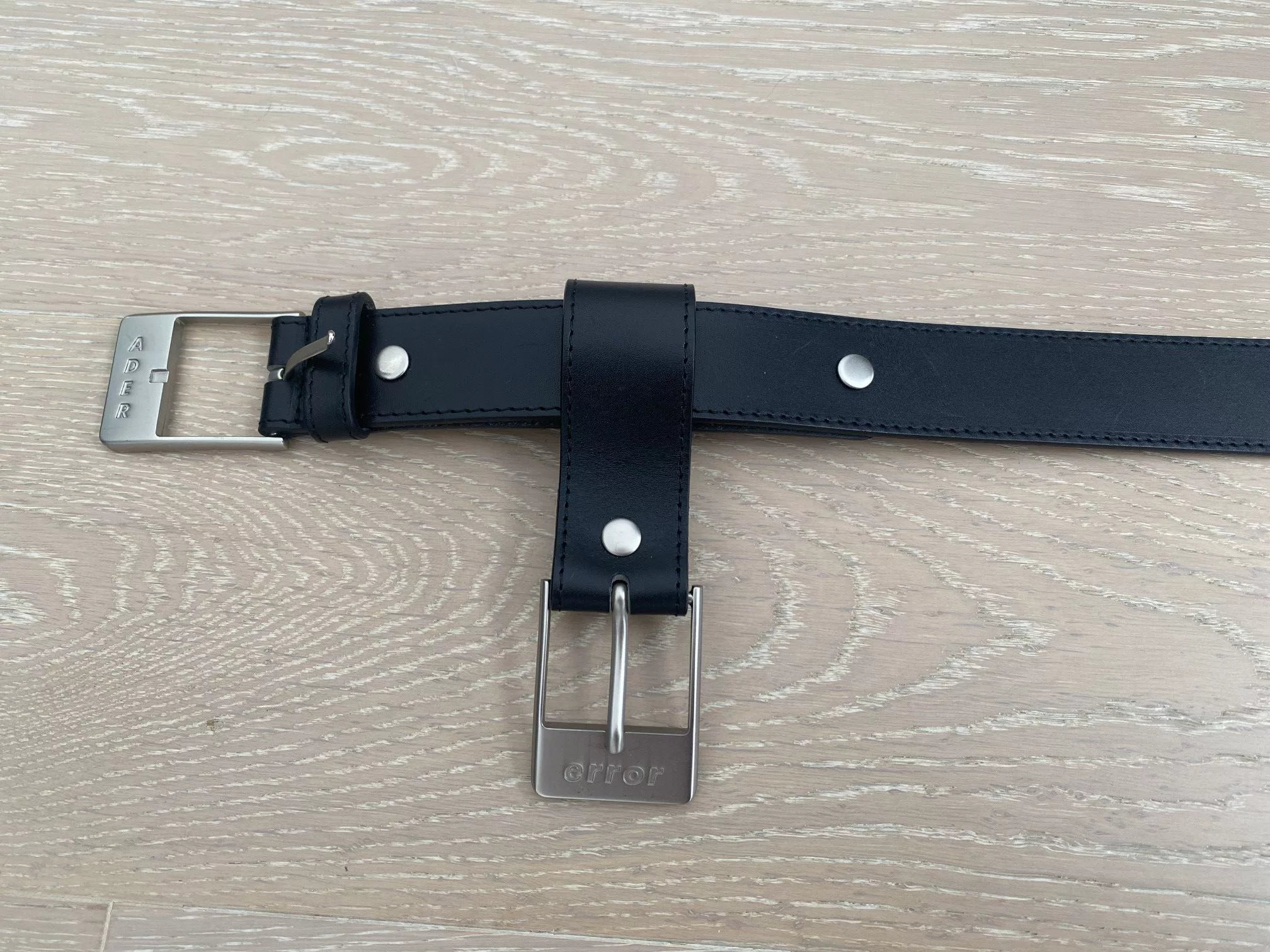 Ader Error Belts Ader Error Twin Belt Black