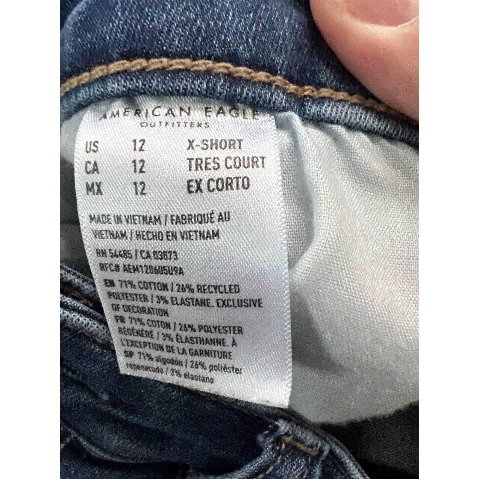 American Eagle Outfitters Jeans American Eagle Outfitters EUC American Eagle womens high rise jegging size 12 X-Short Blue