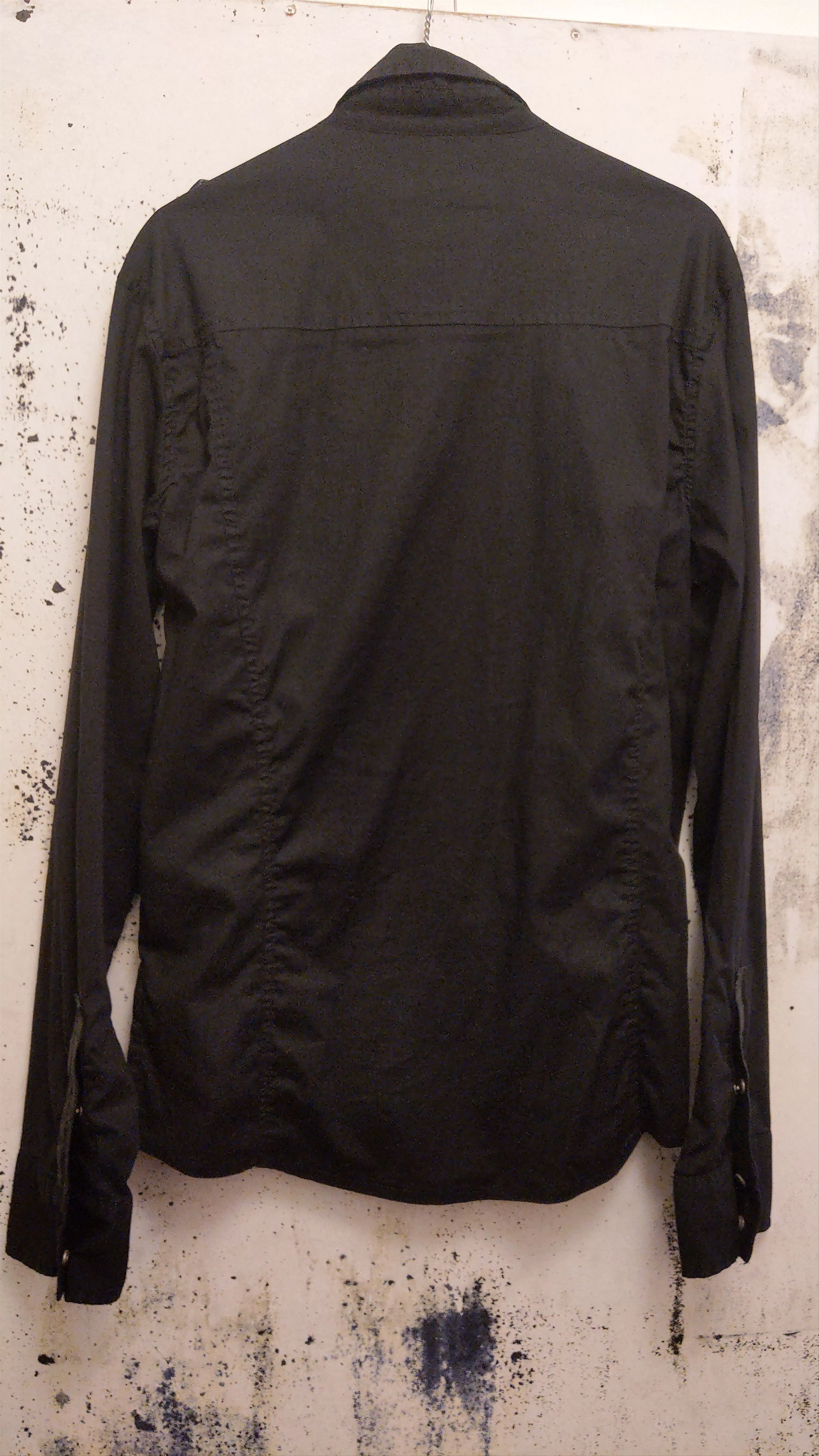 Dirk Bikkembergs Shirts Button Ups Dirk Bikkembergs Leather Goth Shirt 2012 Black