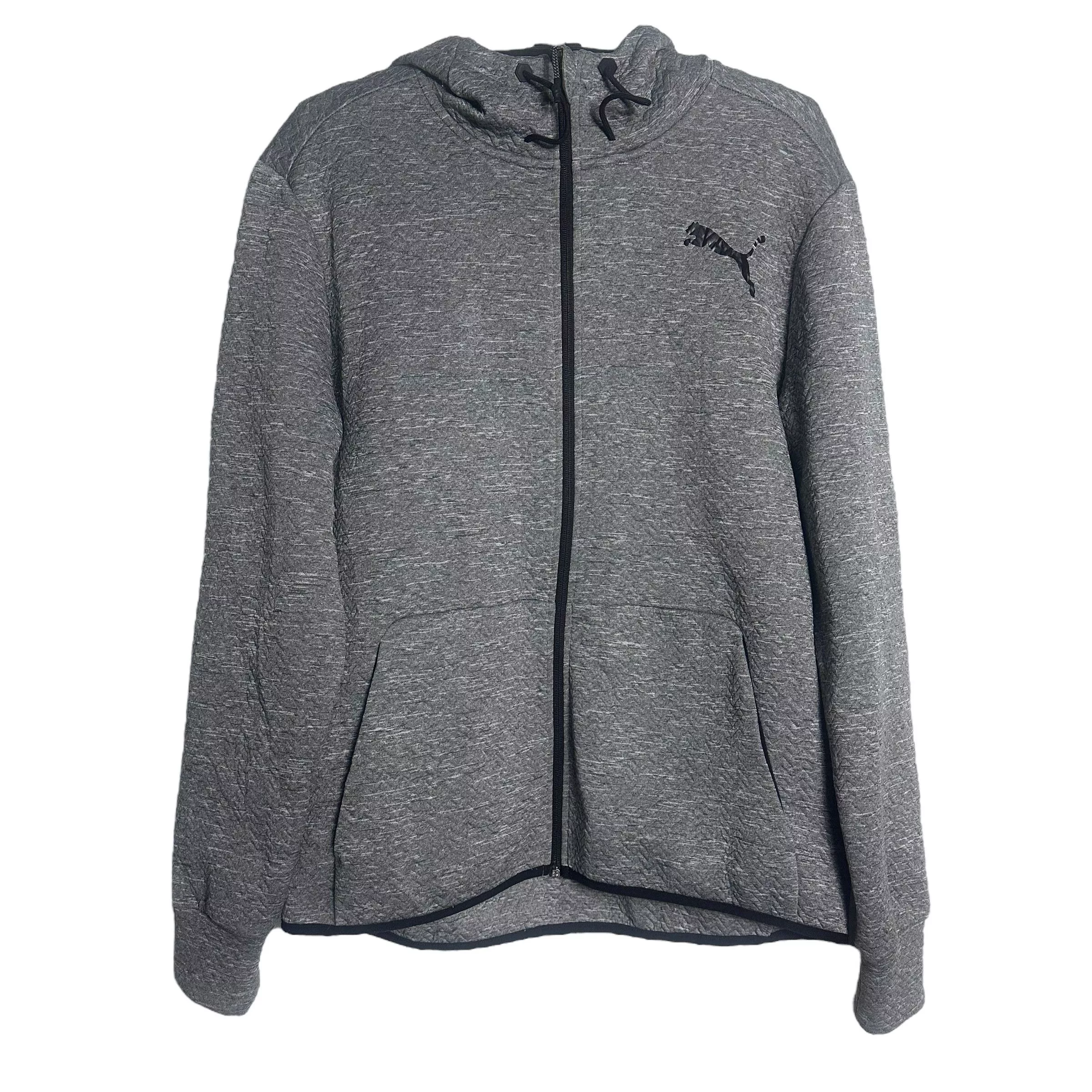 Puma Sweaters Knitwear 🔥RARE🔥Puma Full Zipper Hoodie Sweater Gray Sportswear