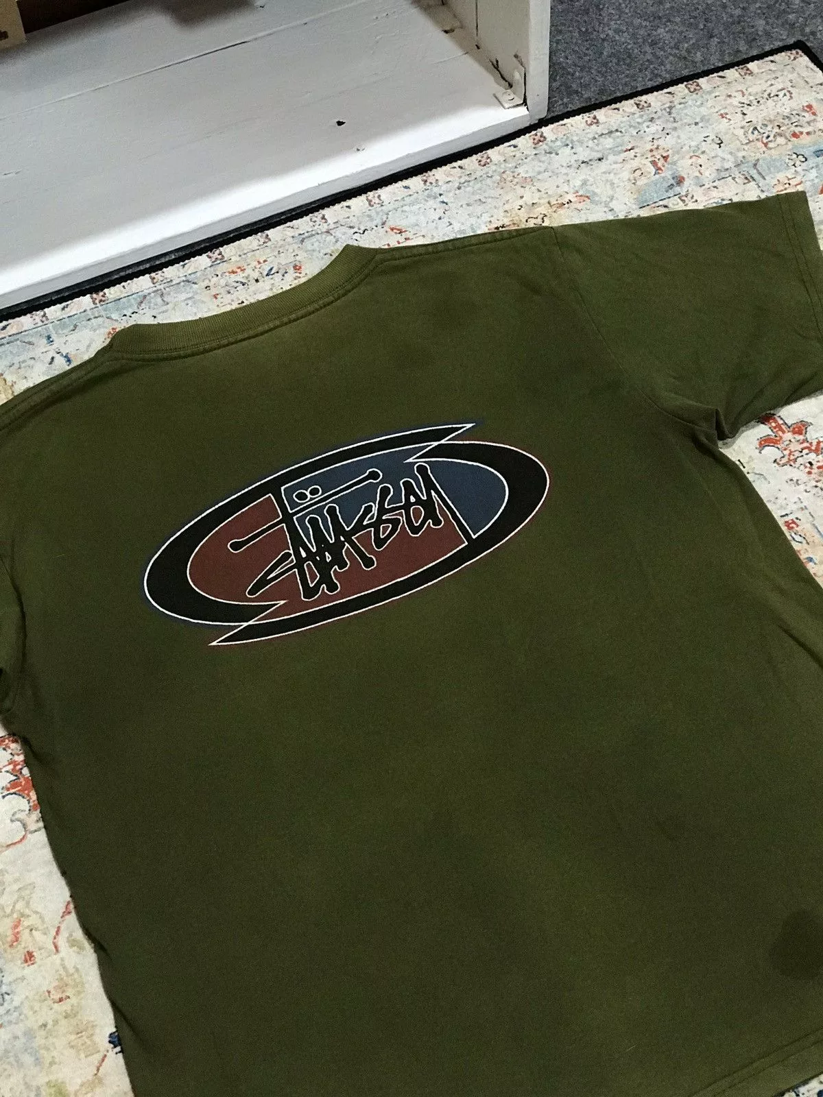 Stussy Shirts Button Ups stussy+vintage+tshirt Green